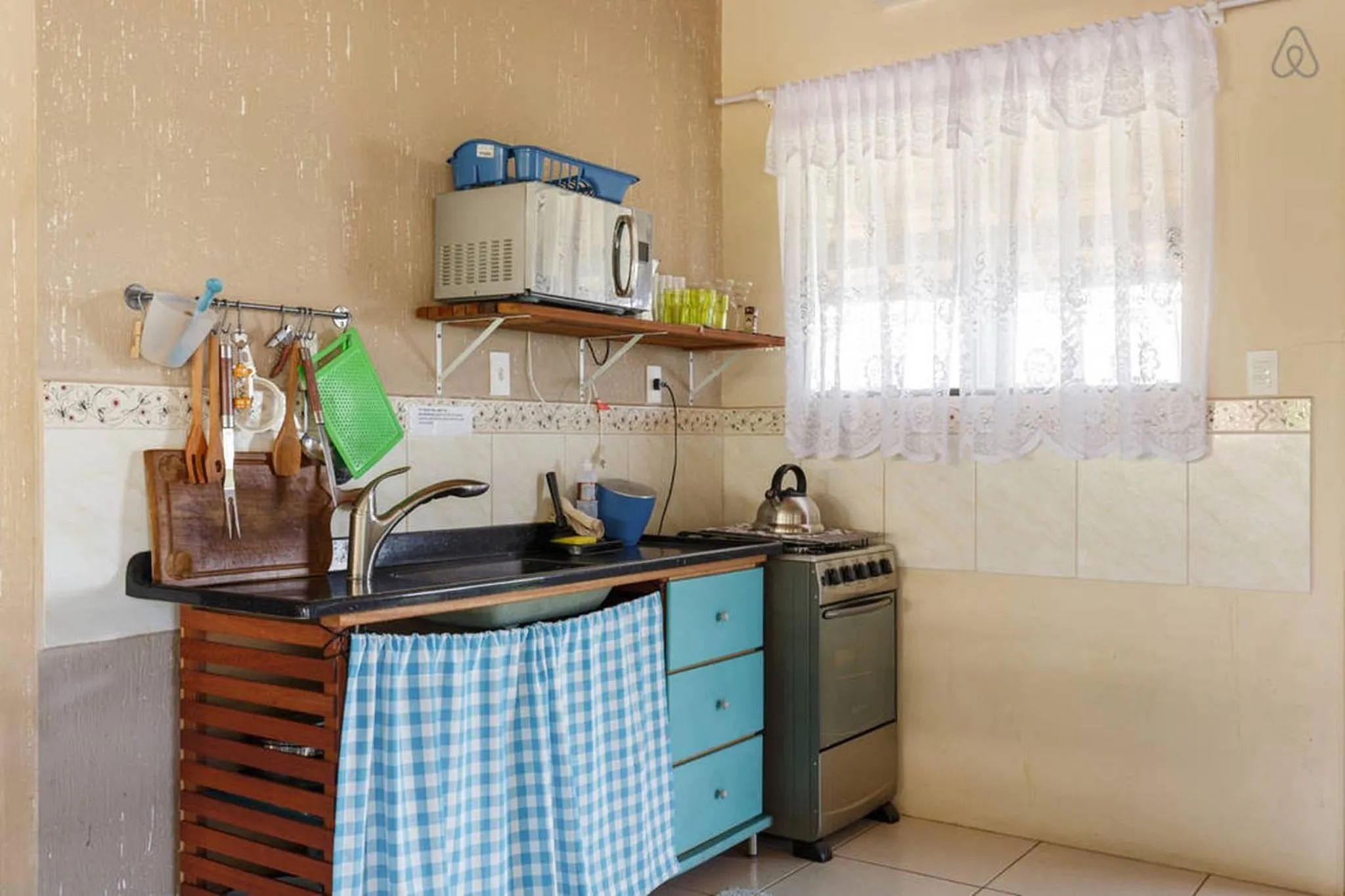 Kitchen or kitchenette in Gamboa Luna y Sol Apart-Hotel