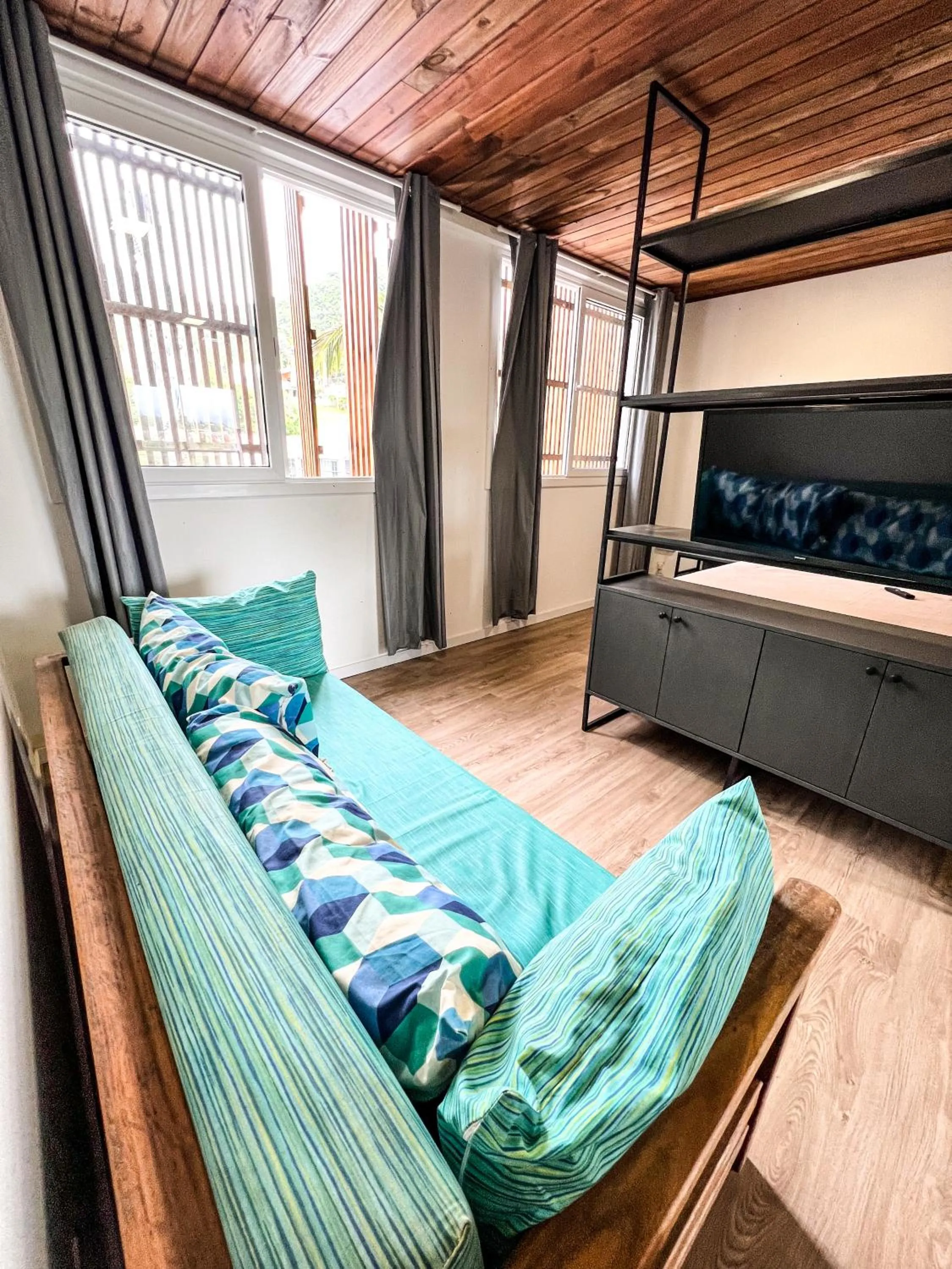 Seating area, Bed in Gamboa Luna y Sol Apart-Hotel