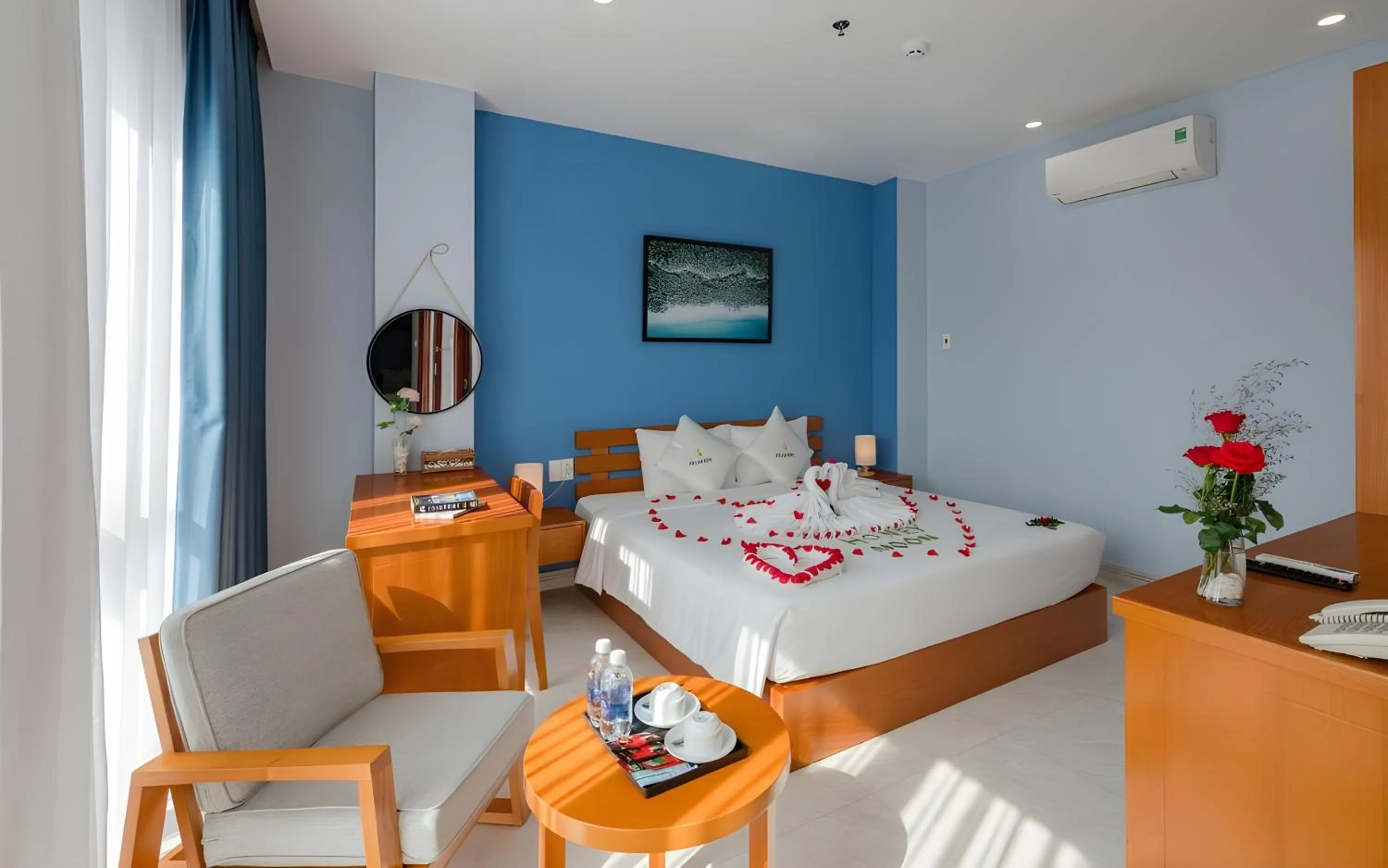 Bedroom, Bed in Stellar Hotel Phú Quốc