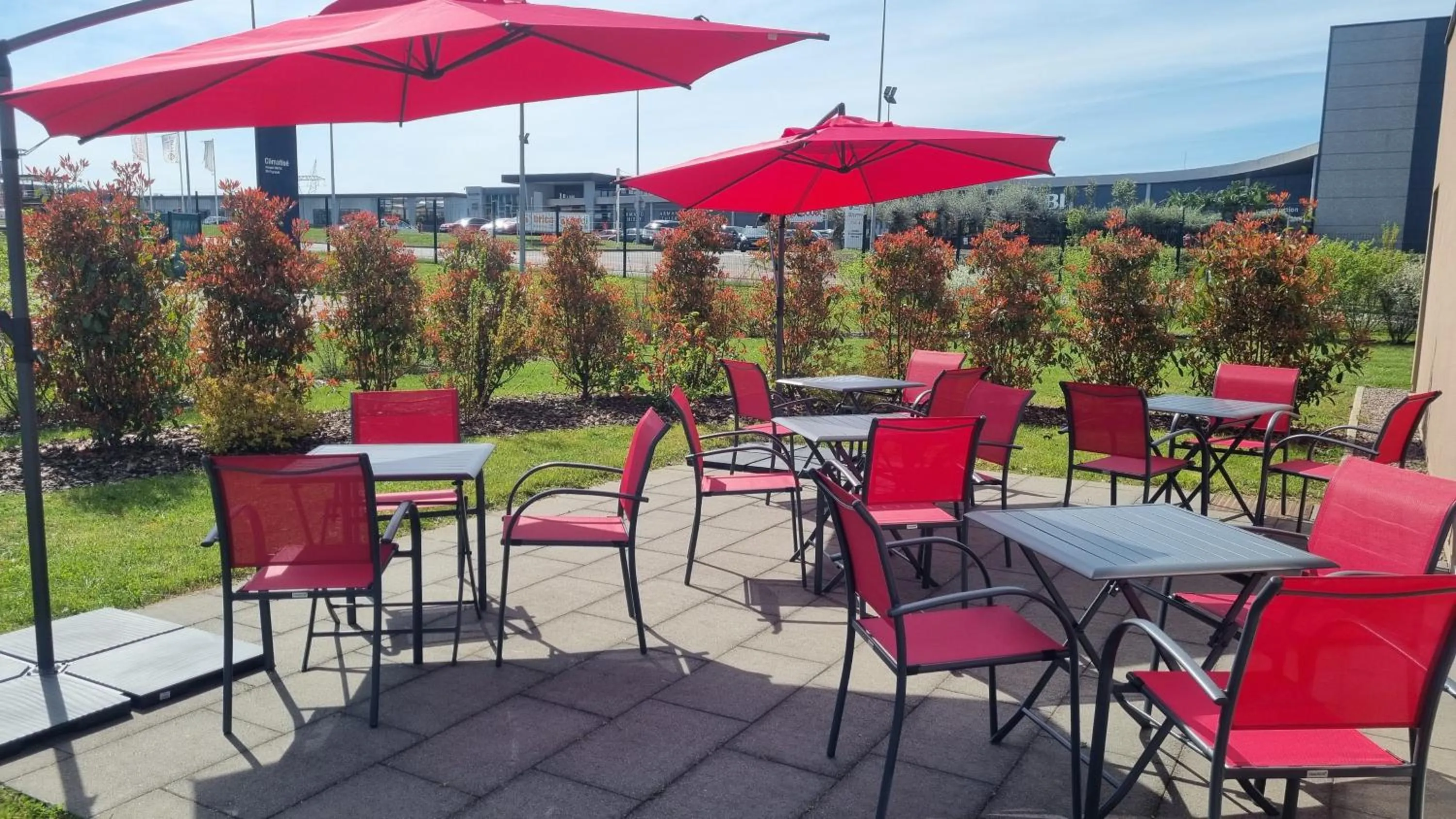 Patio in Ace Hotel Creutzwald Saint Avold