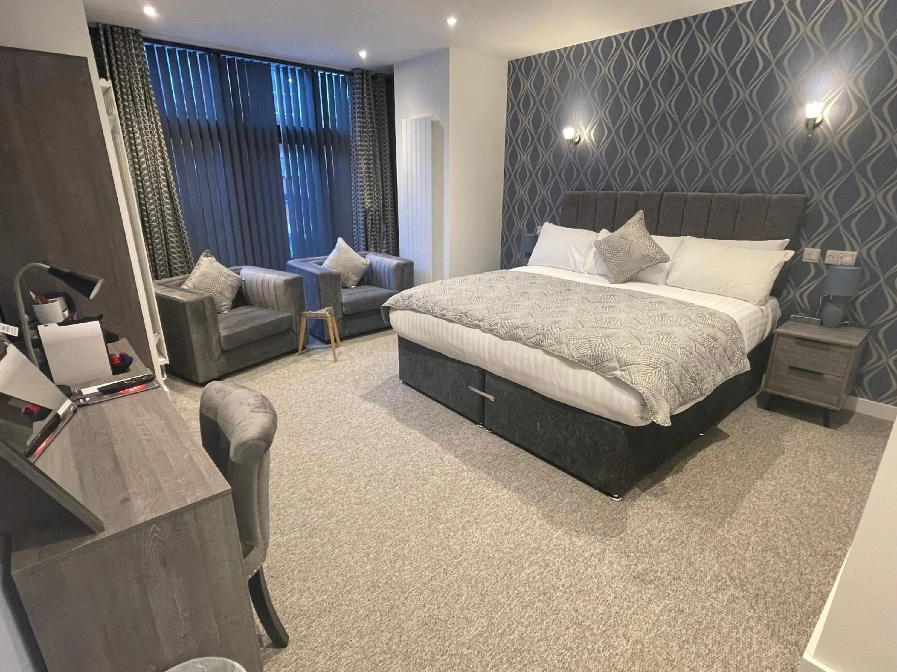 Bedroom, Bed in Ruskin Hotel