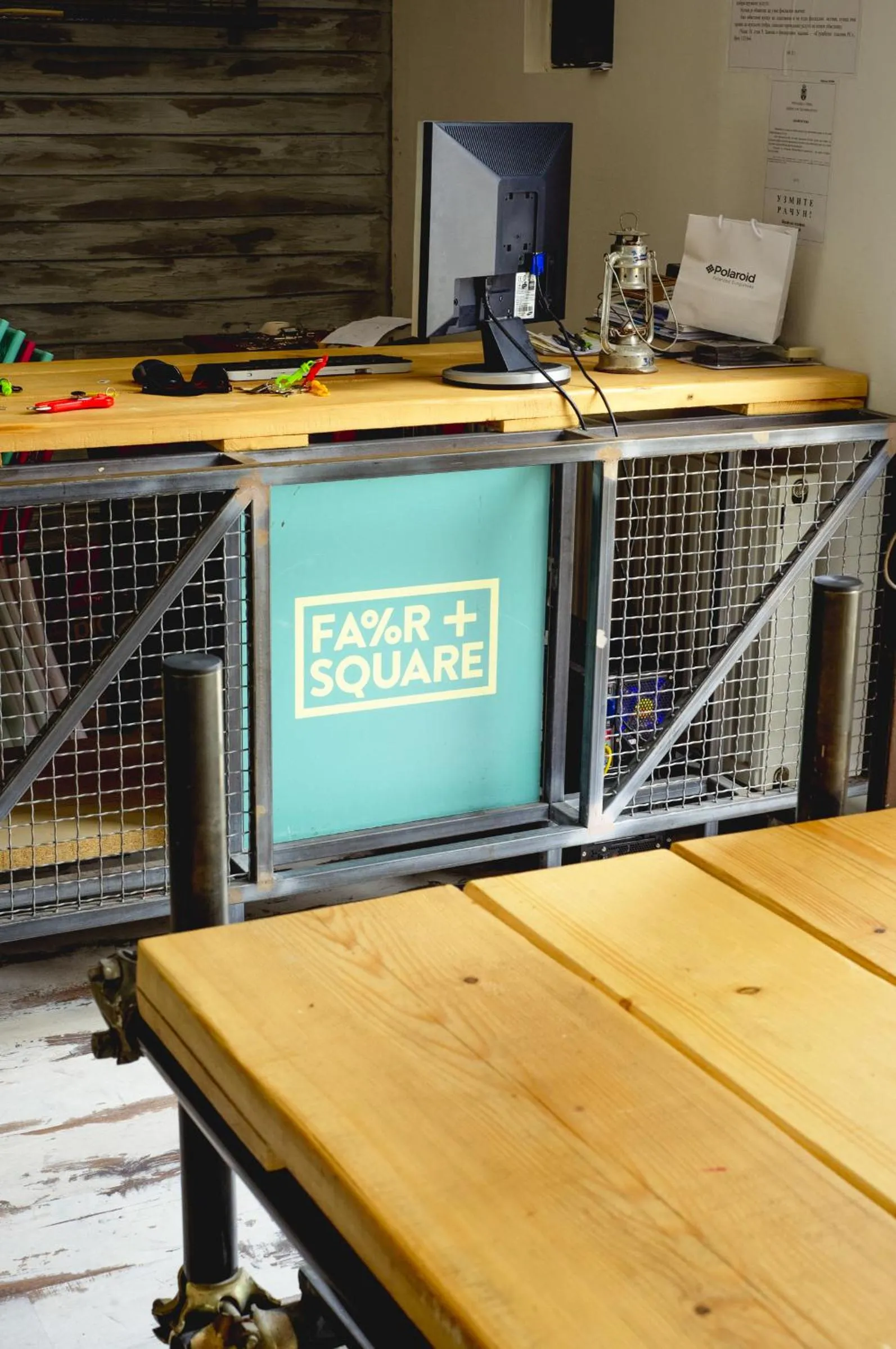 Property logo or sign in Hostel Fair and Square