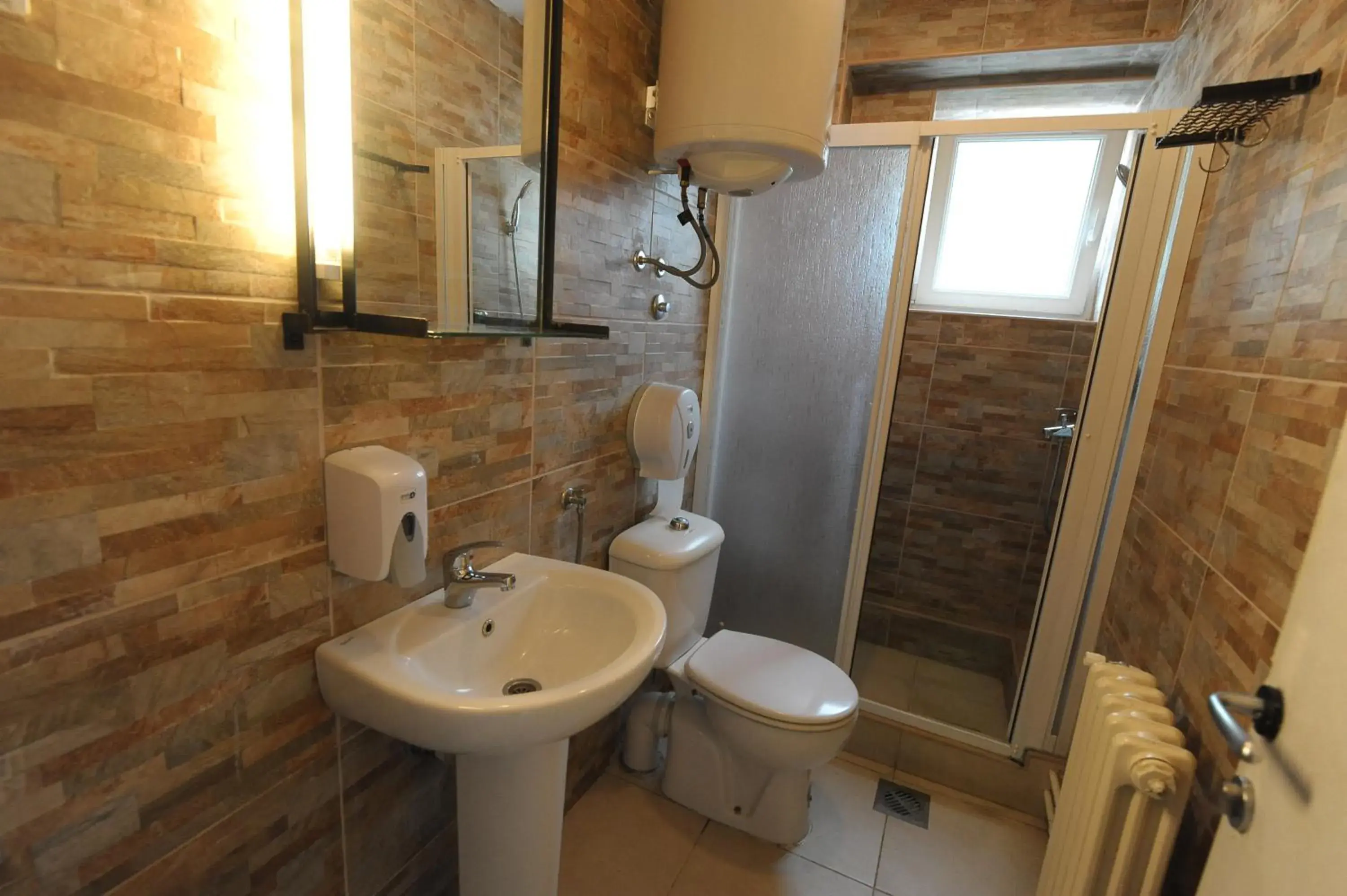 Shower in Hostel Fair and Square Shower in Hostel Fair and Square