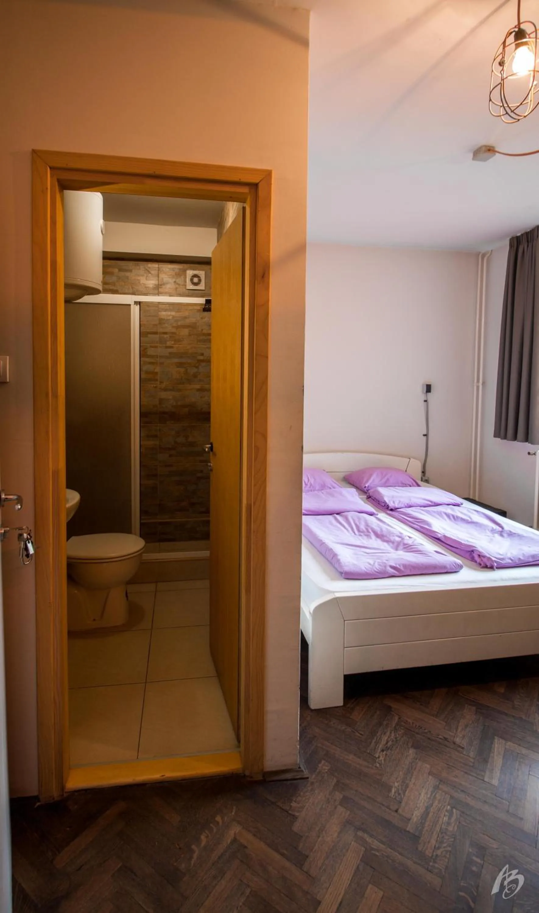 Bathroom, Bed in Hostel Fair and Square