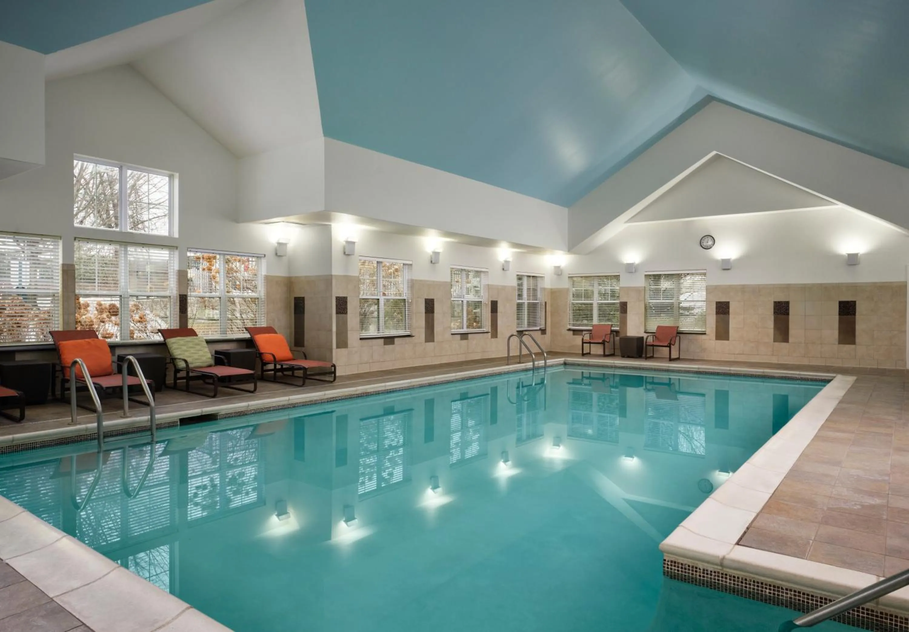 Swimming pool in AC Hotel by Marriott Burlington