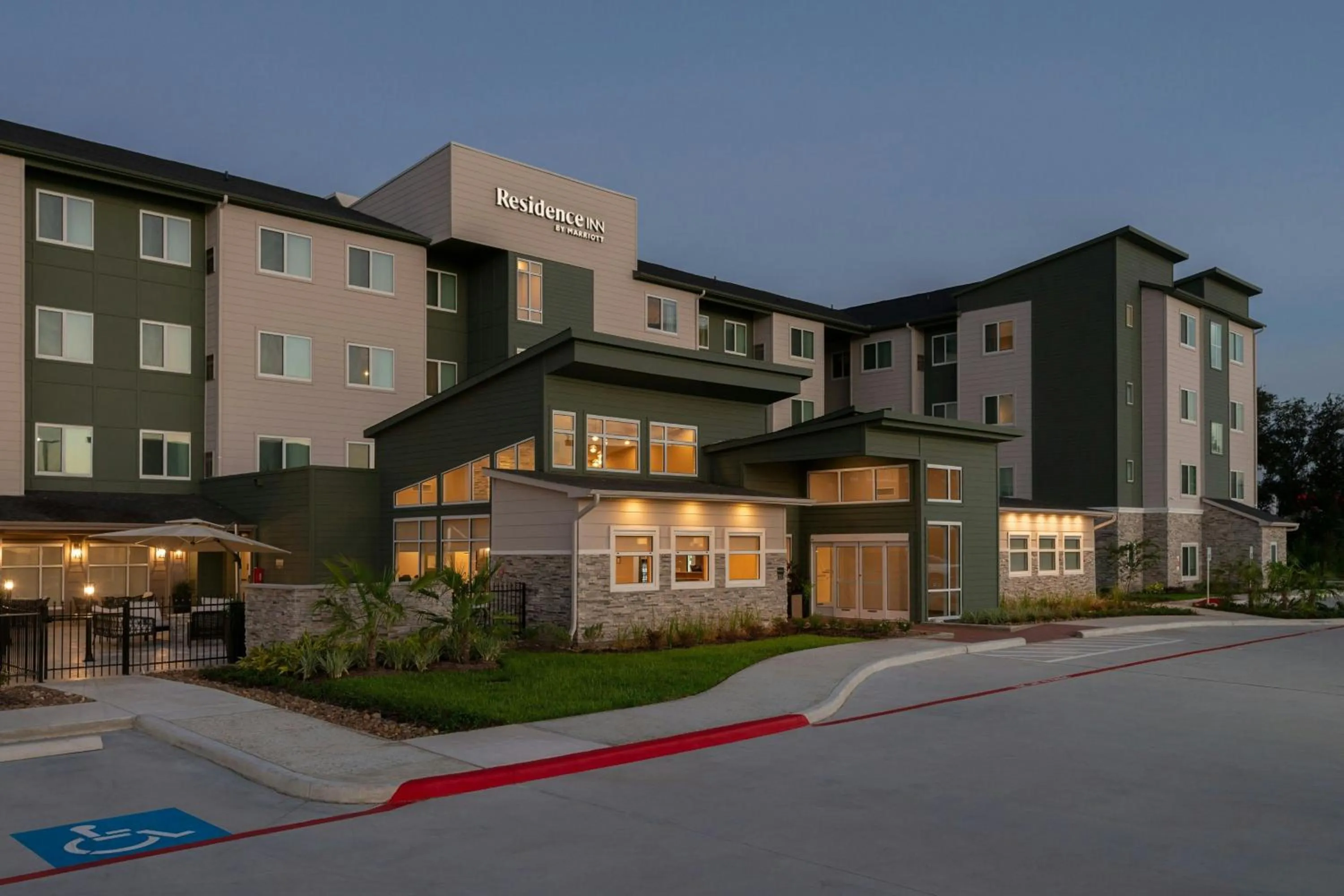 Property building in Residence Inn Pearland