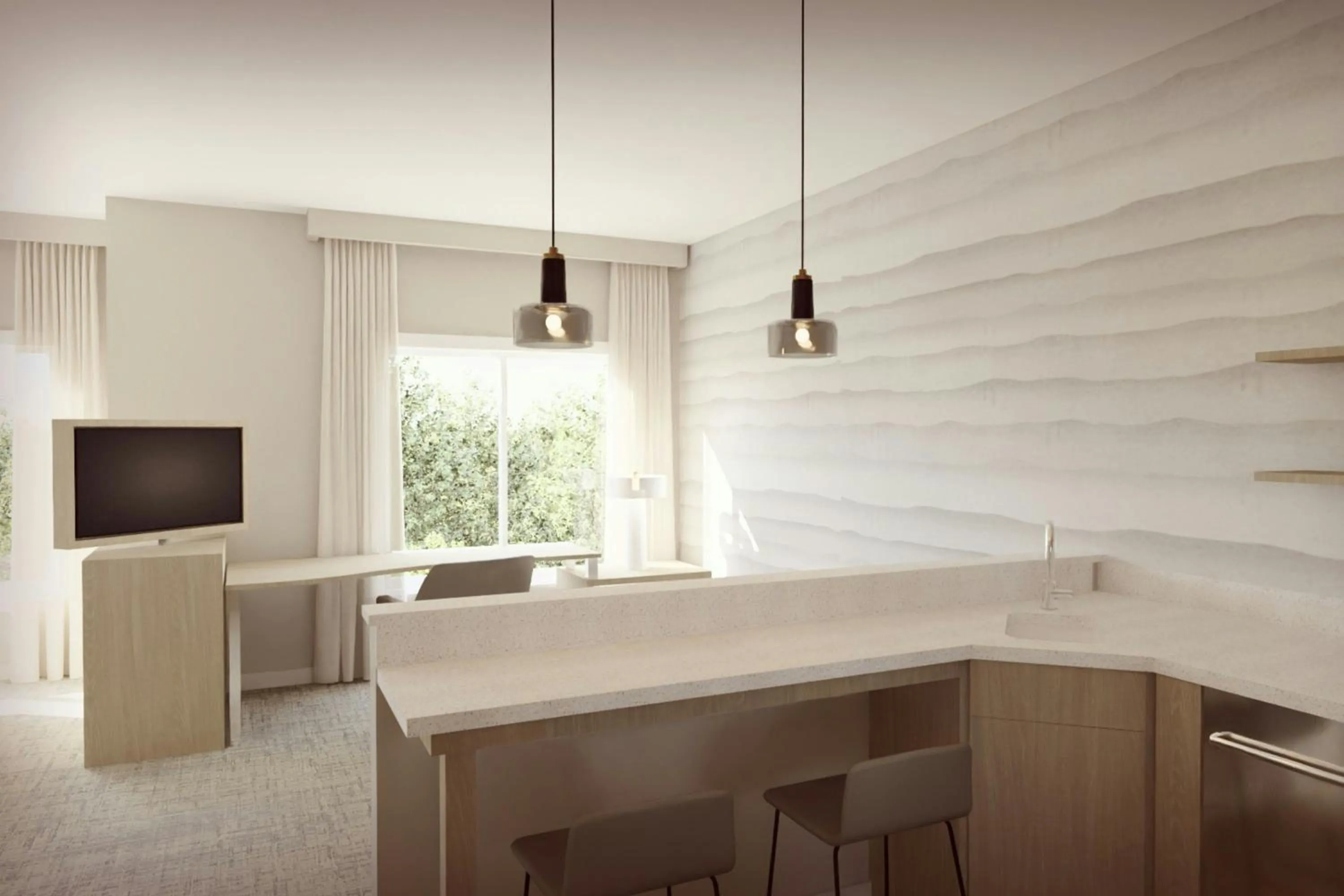 Kitchen or kitchenette in Residence Inn by Marriott Melville