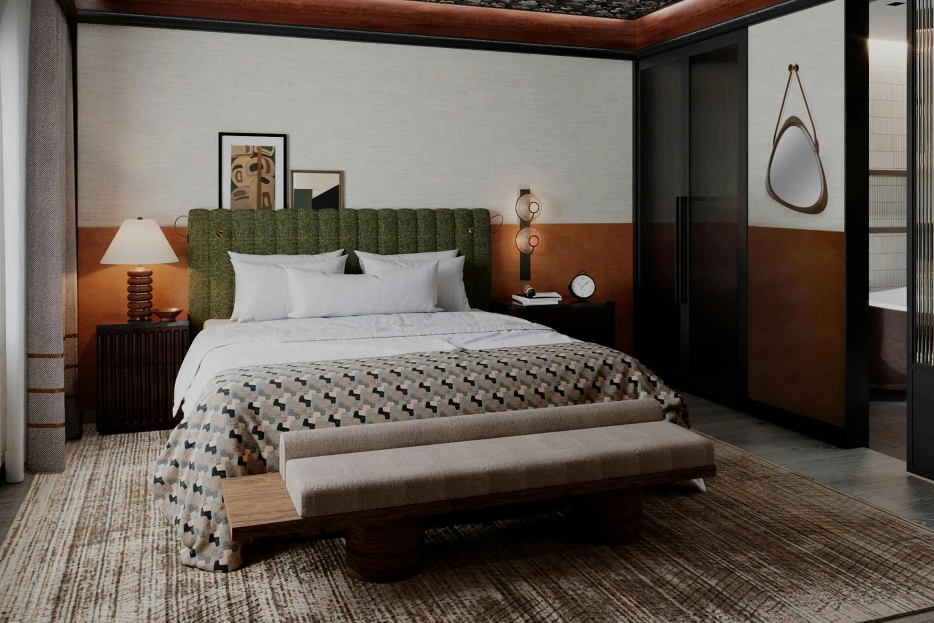 Bedroom, Bed in The SOMM Hotel & Spa, Autograph Collection