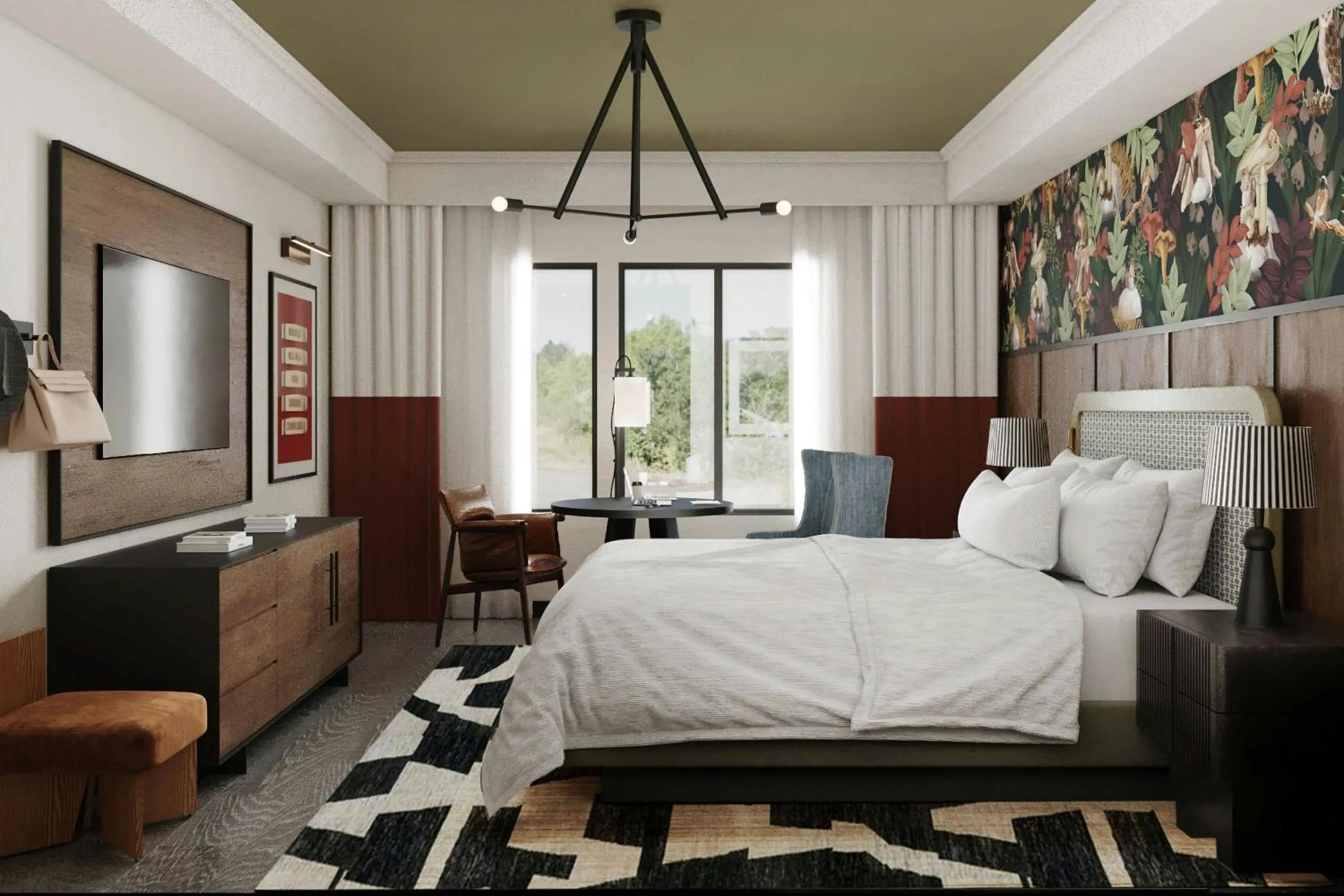 Photo of the whole room, Bed in The SOMM Hotel & Spa, Autograph Collection