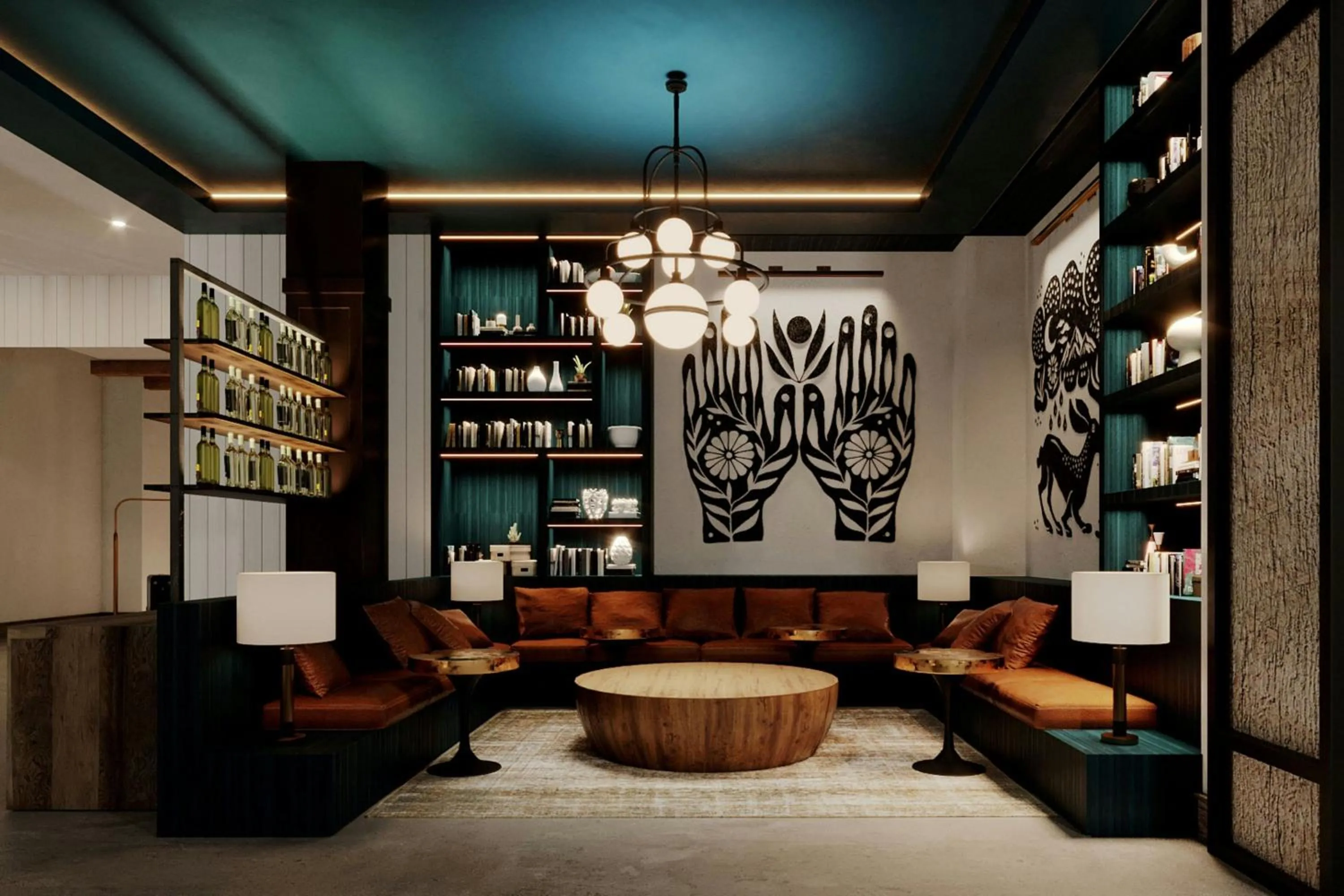 Lobby or reception in The SOMM Hotel & Spa, Autograph Collection