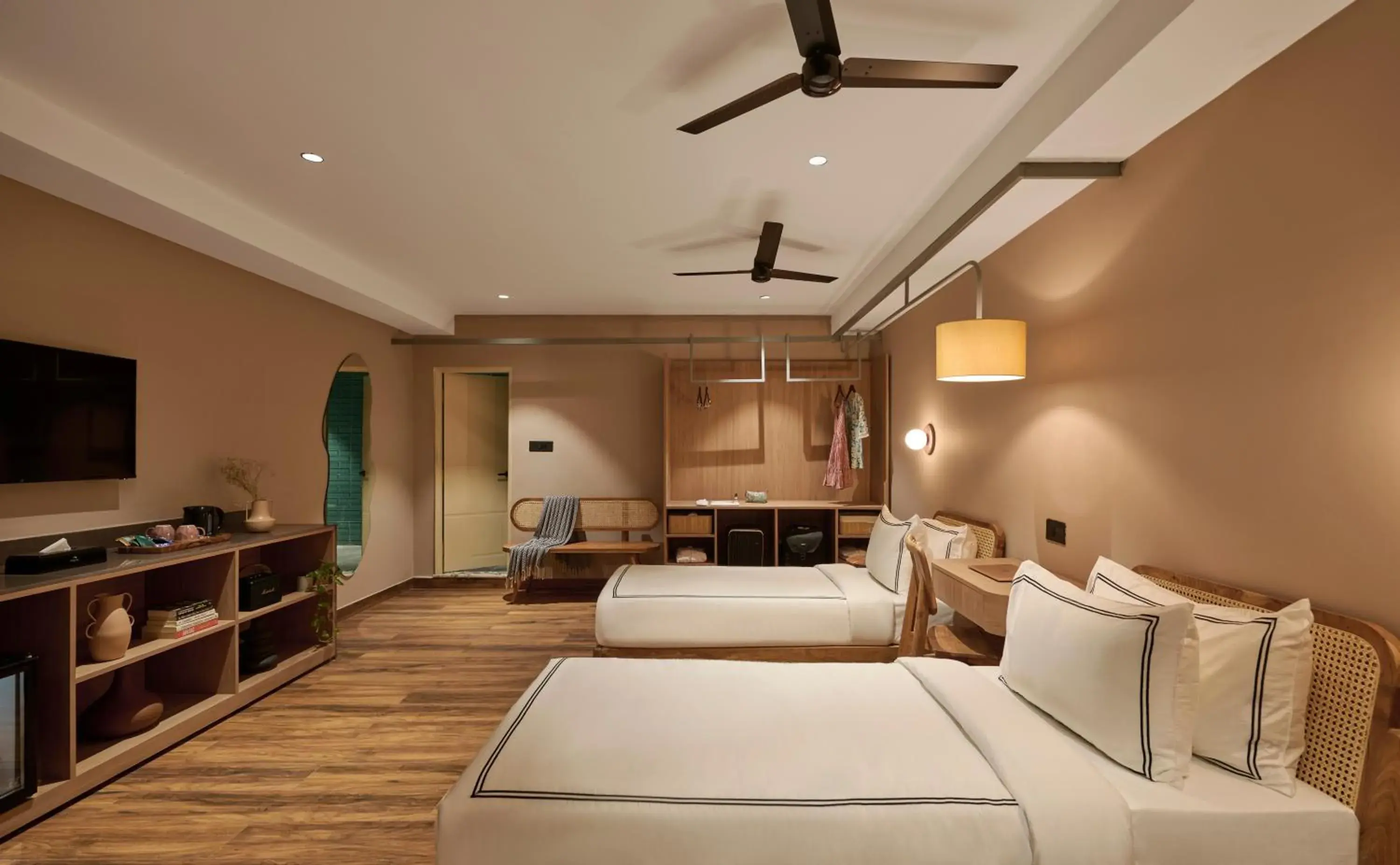 Superior Twin Room in Minimalist - The Varanasi Edit Superior Twin Room in Minimalist - The Varanasi Edit