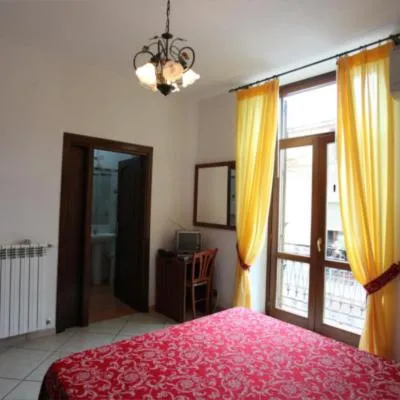 Bed in Hotel Savoia