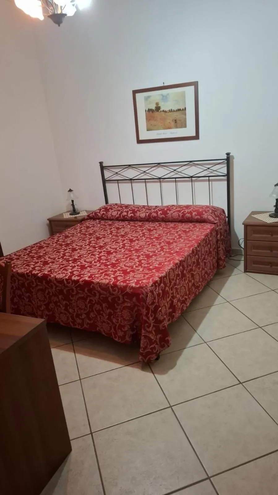 Bed in Hotel Savoia