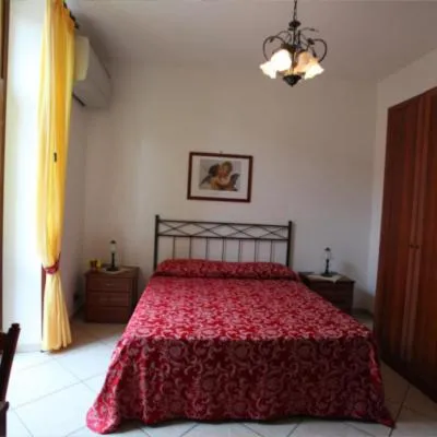 Bed in Hotel Savoia