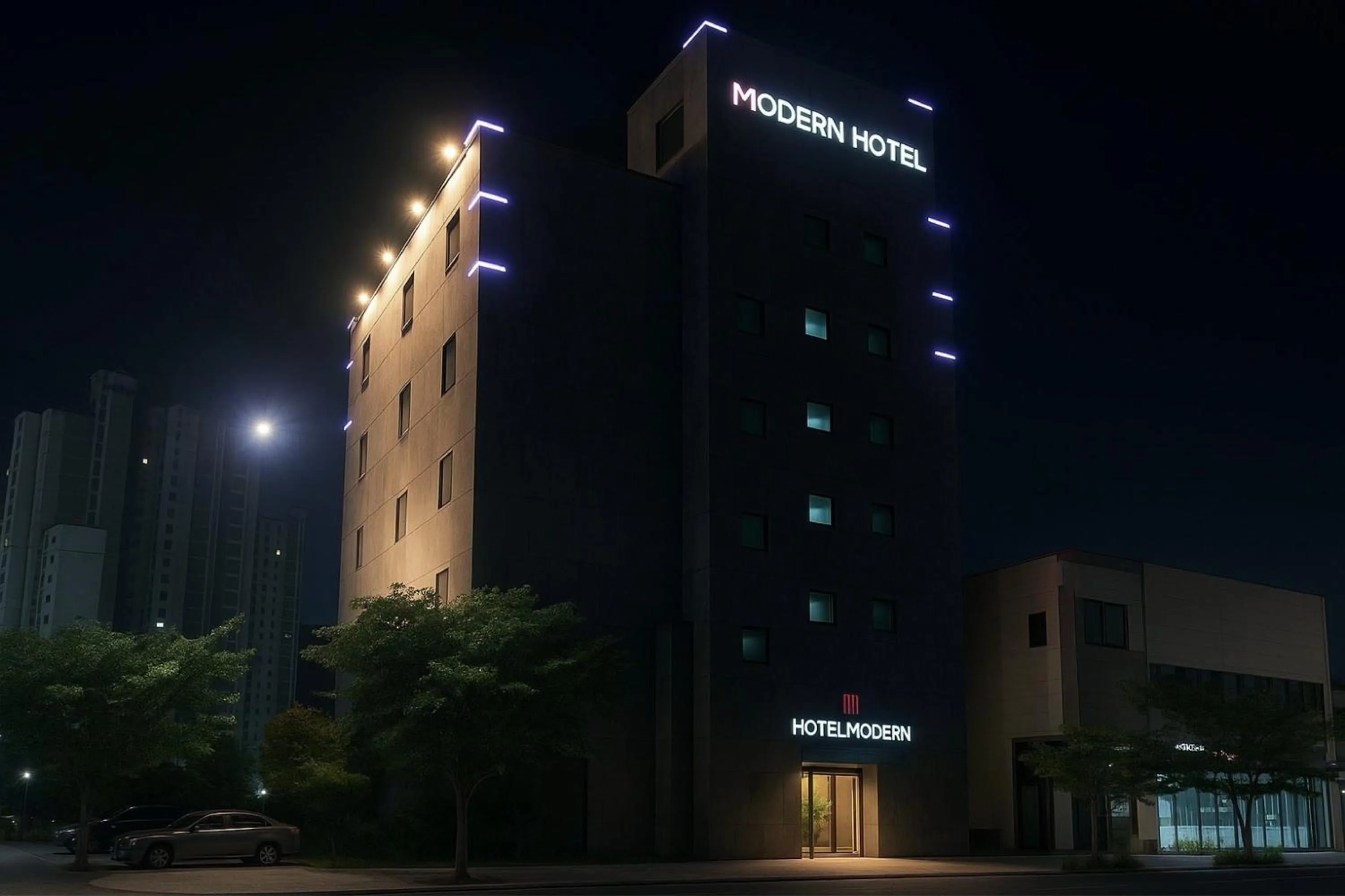 Property building in Seosan Modern Hotel