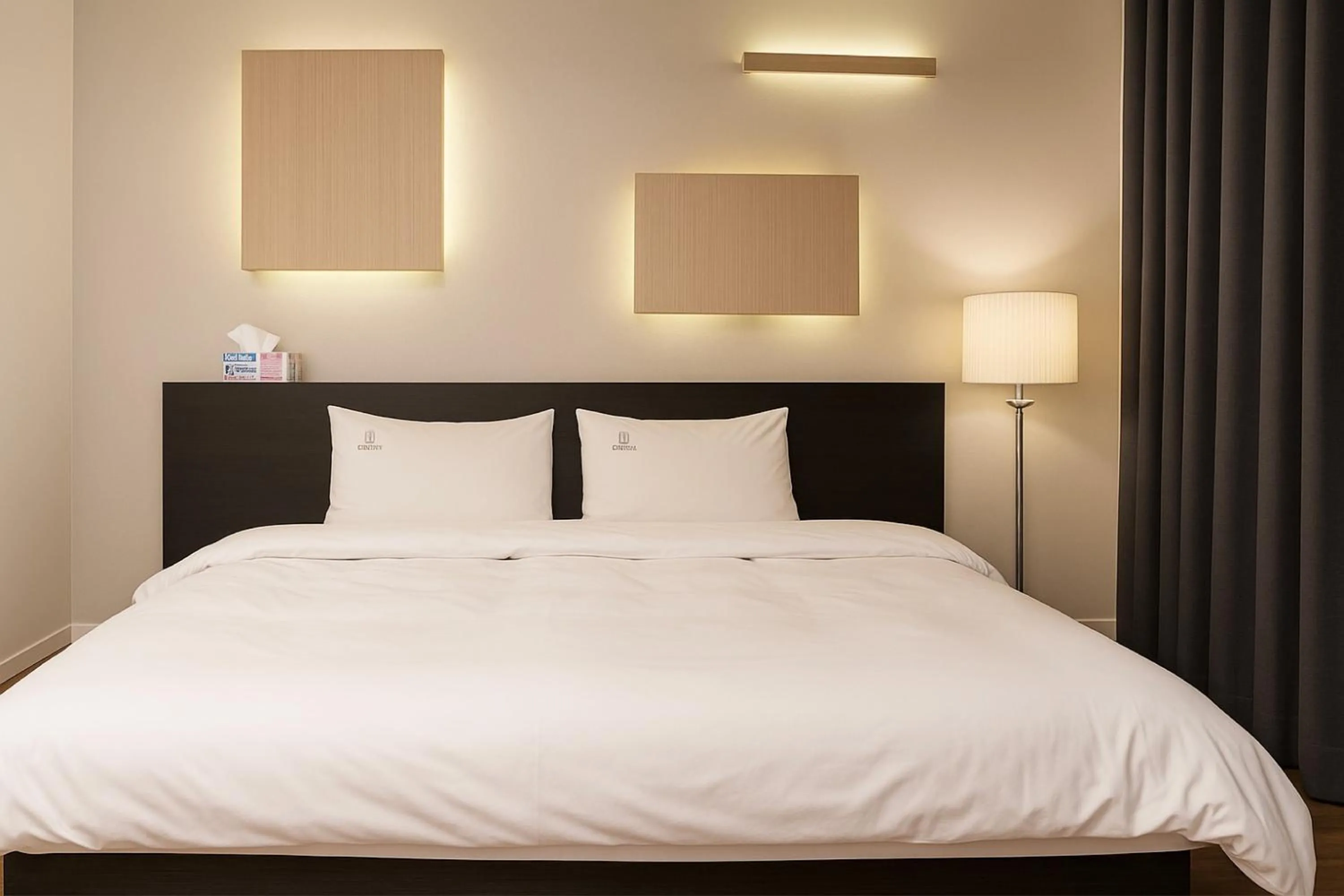 Bed in Seosan Modern Hotel