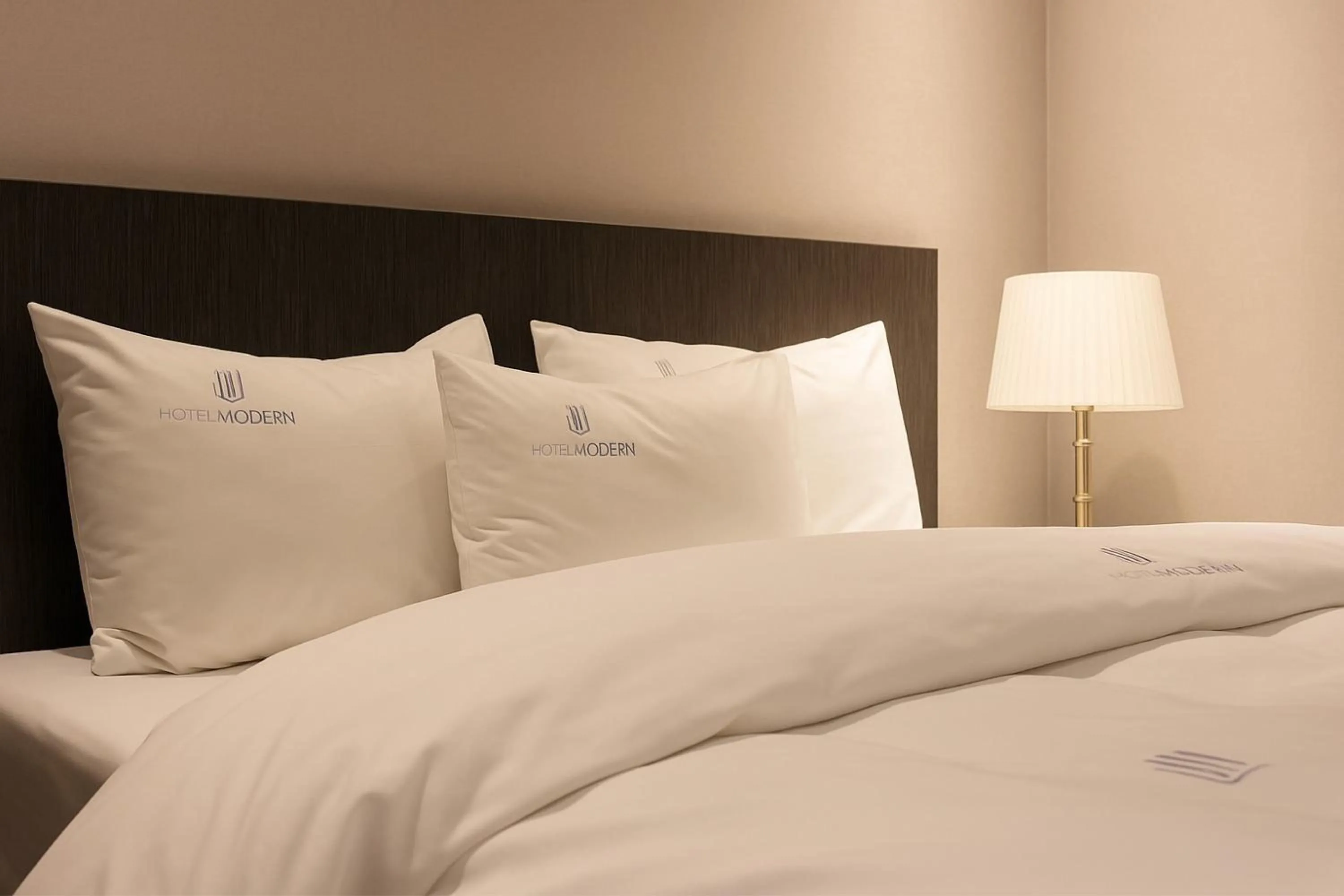 Bed in Seosan Modern Hotel
