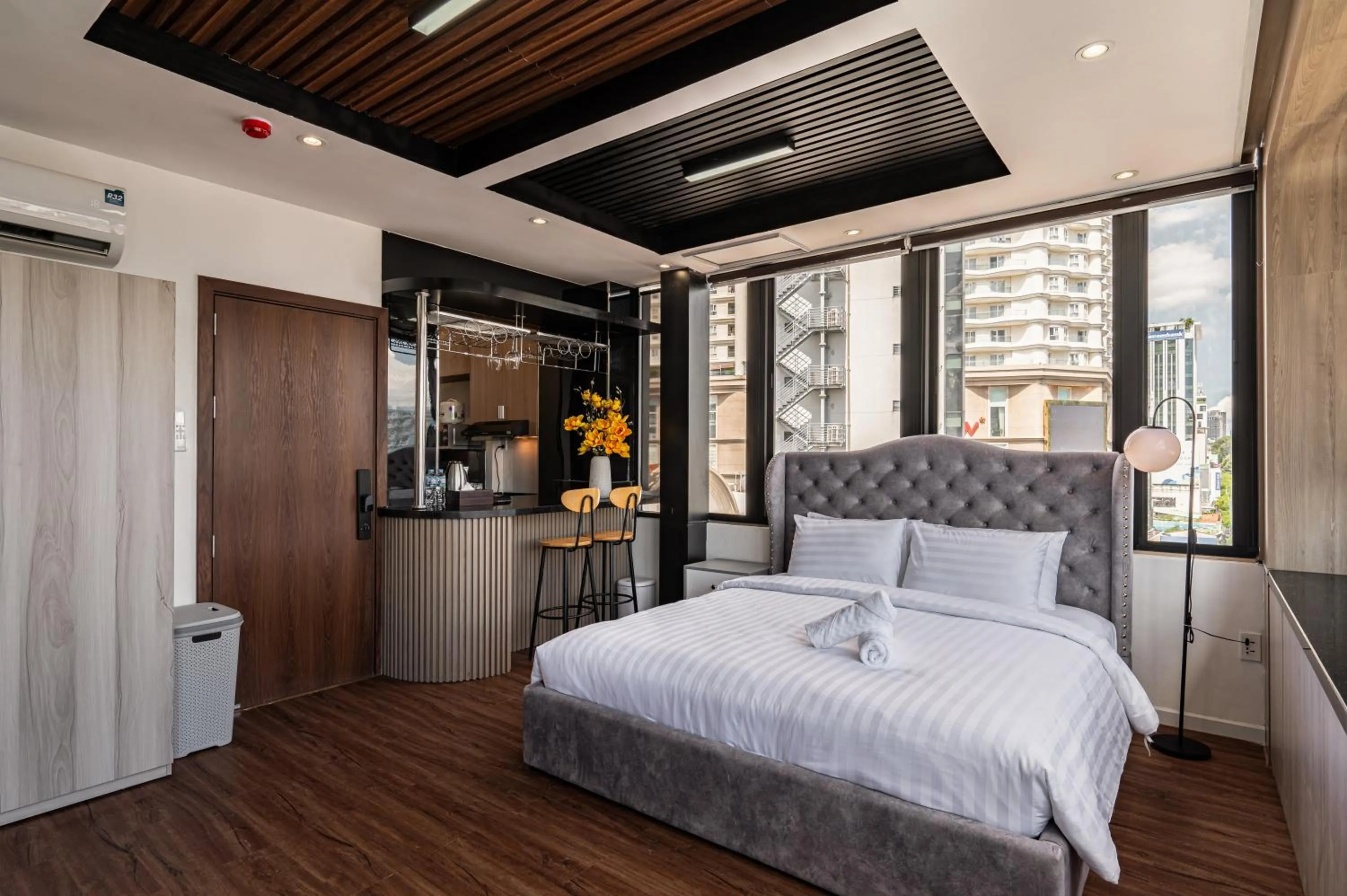 Bed in A Boi Apartment at District 3