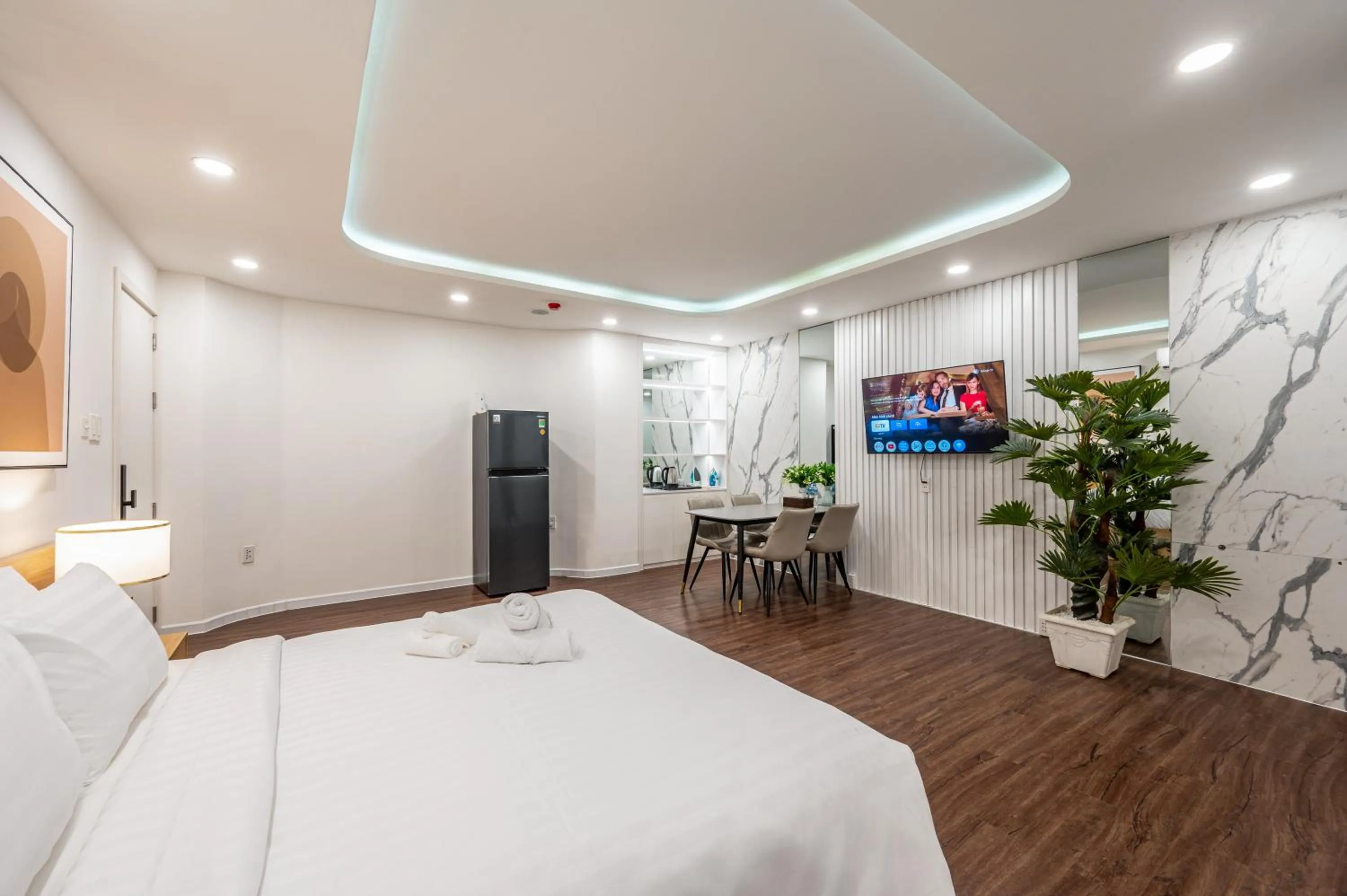 Bed in A Boi Apartment at District 3