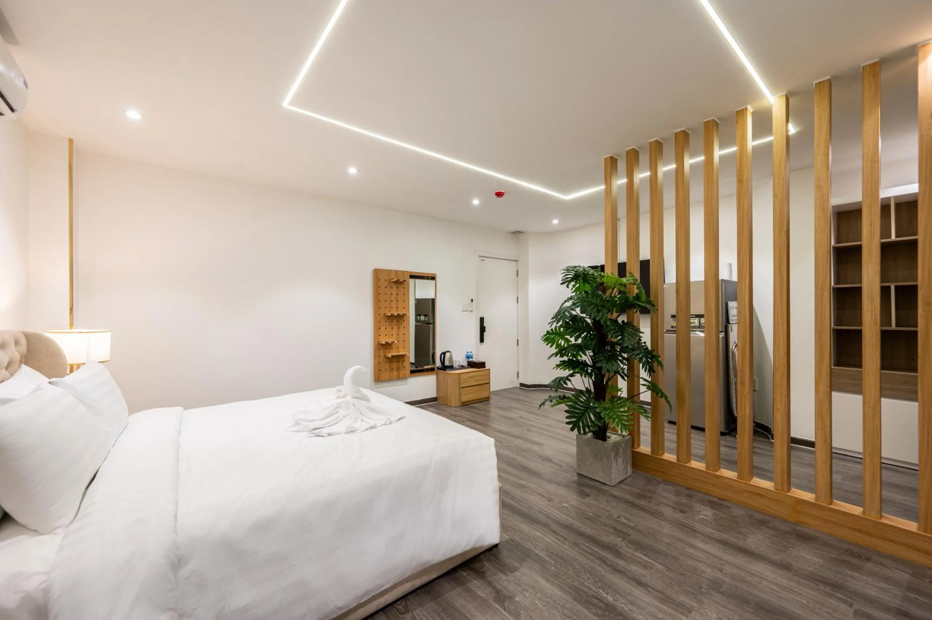 Bed in A Boi Apartment at District 3