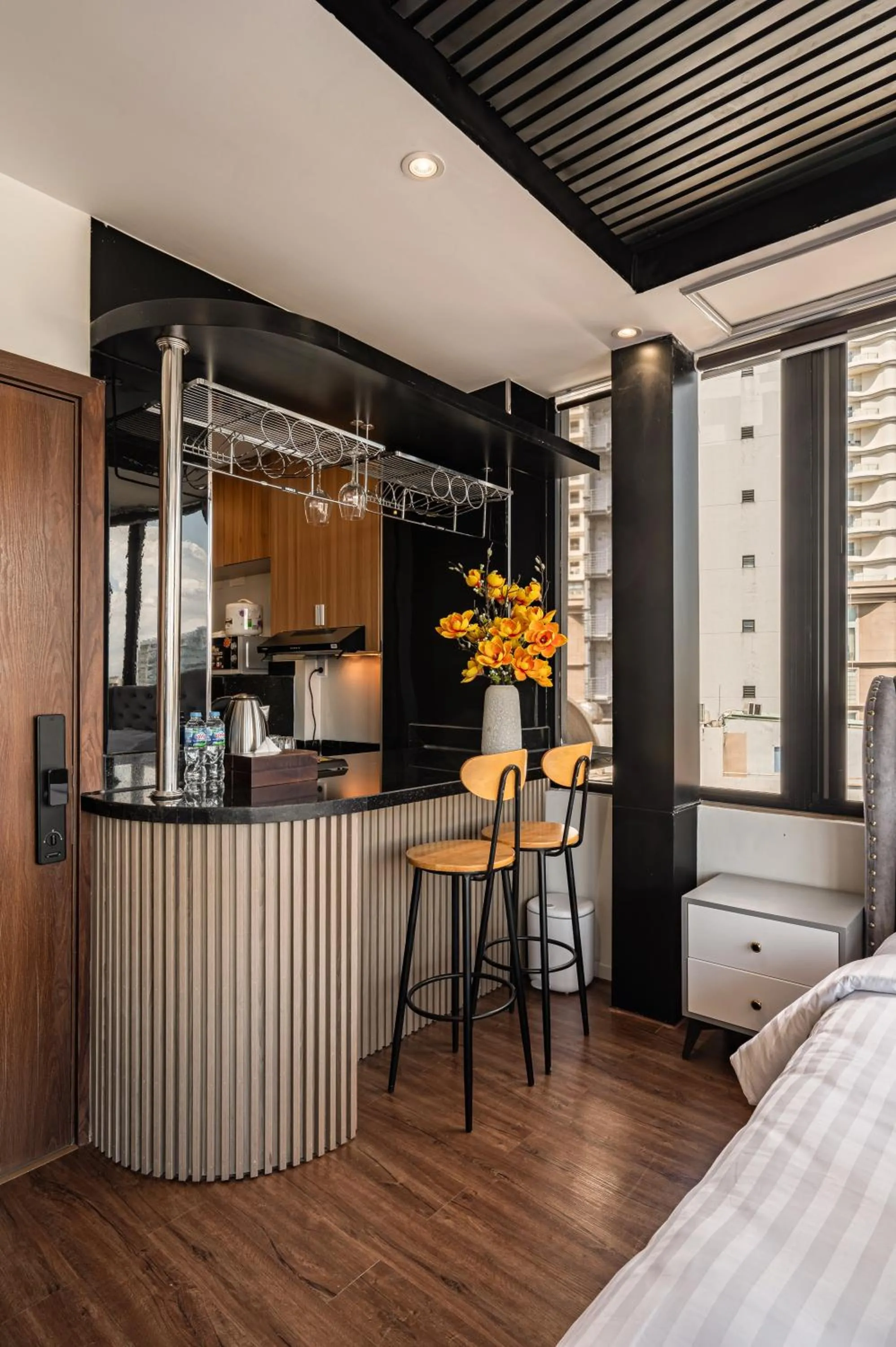 Bed in A Boi Apartment at District 3