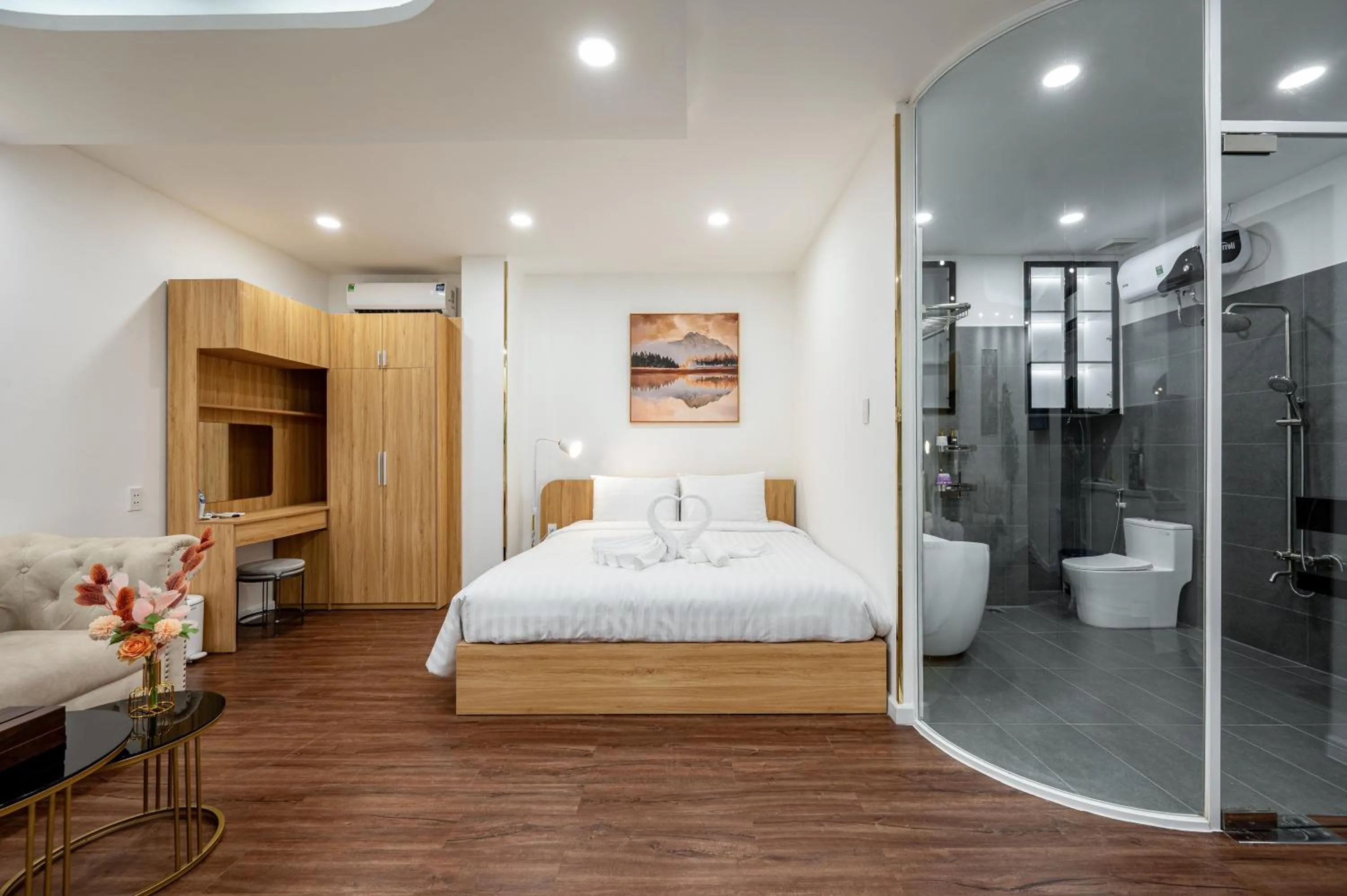 Bed in A Boi Apartment at District 3