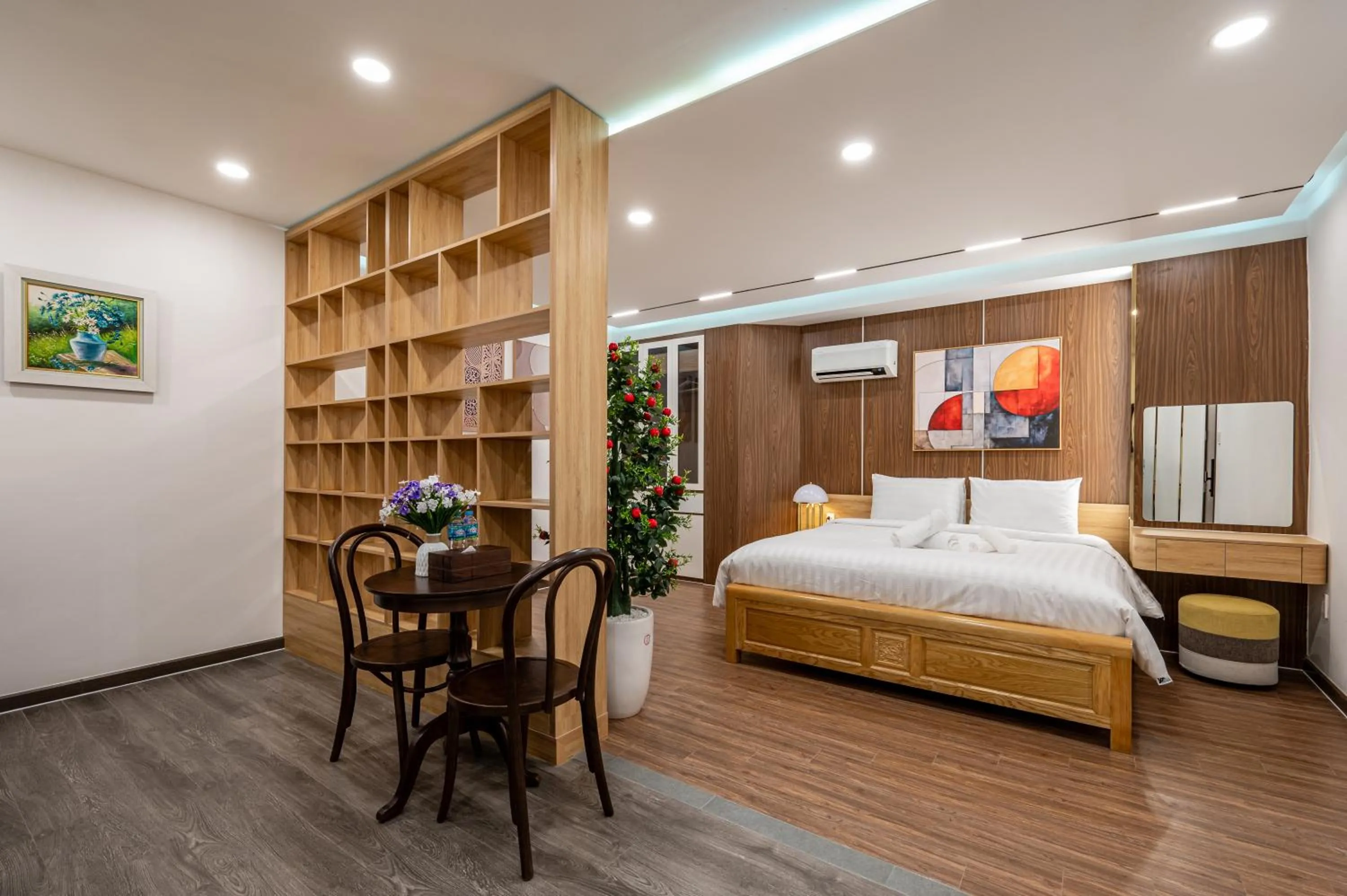 Bed in A Boi Apartment at District 3