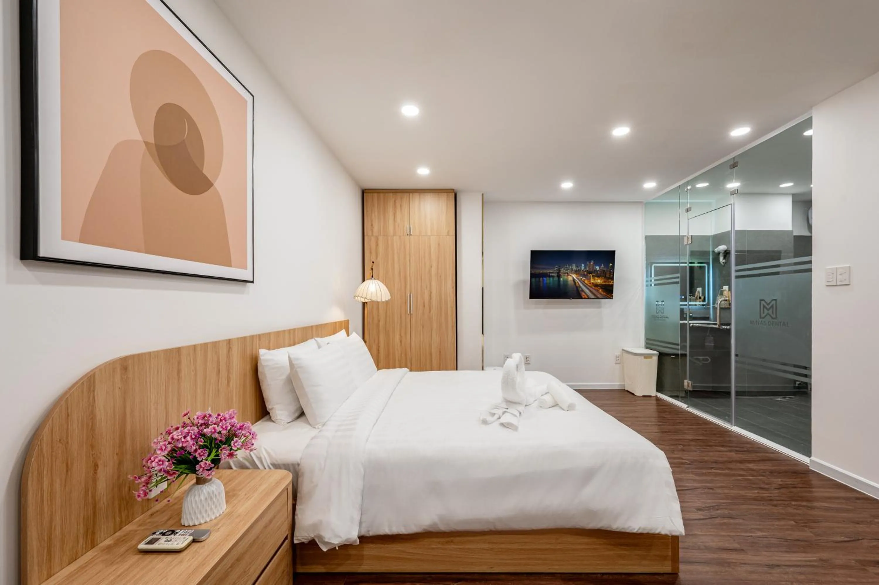 Bed in A Boi Apartment at District 3