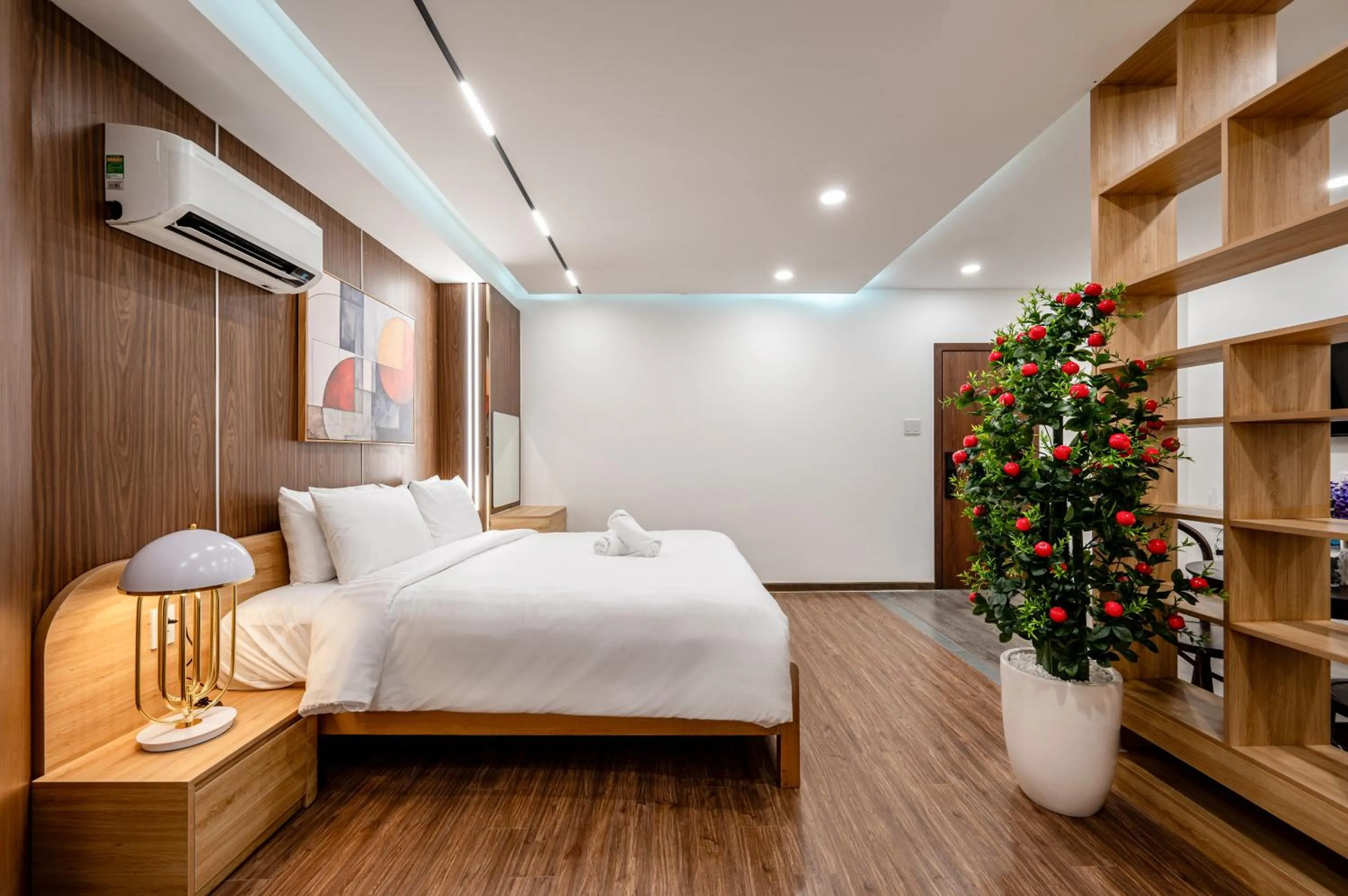 Bed in A Boi Apartment at District 3