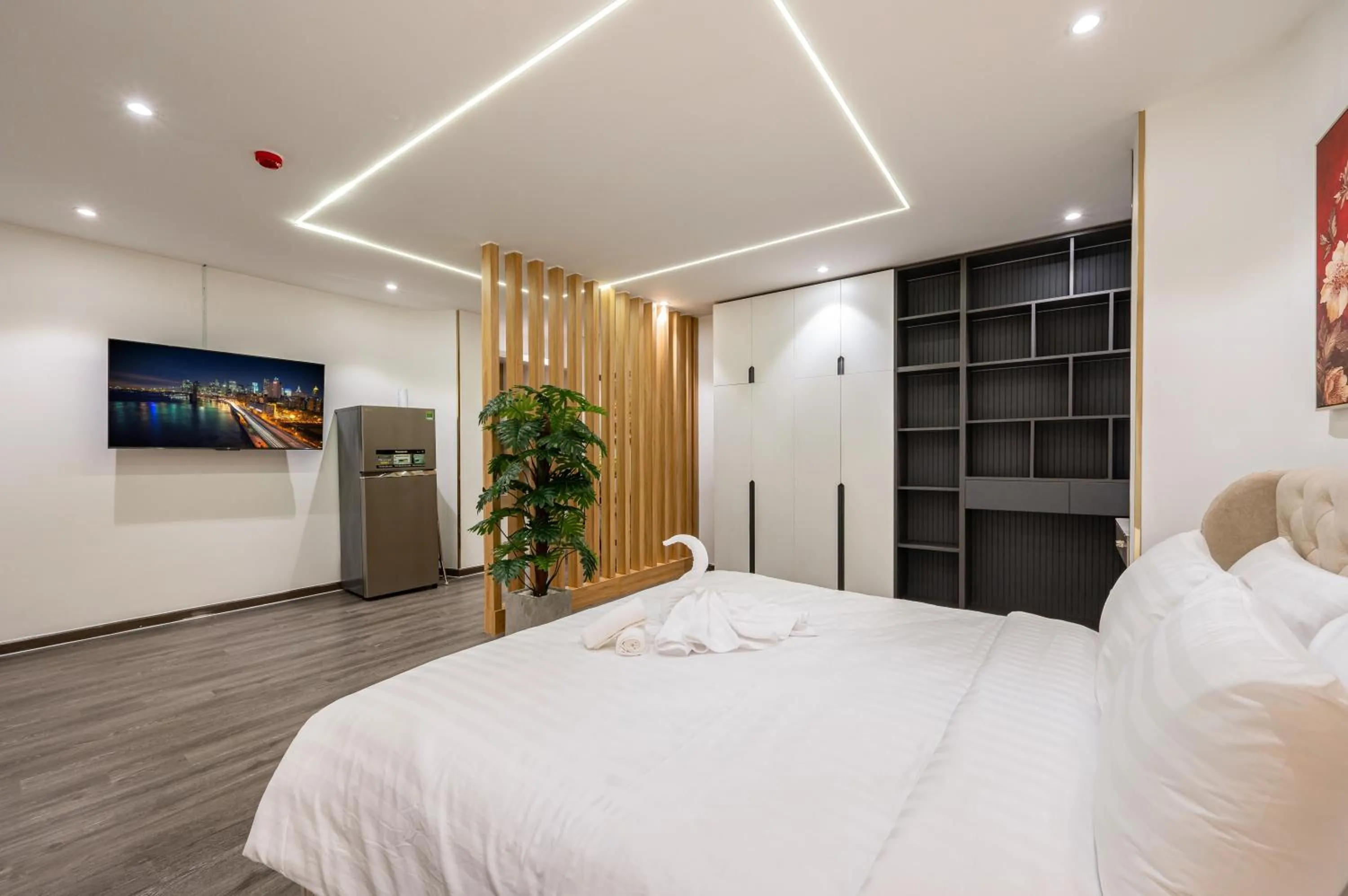 Bed in A Boi Apartment at District 3