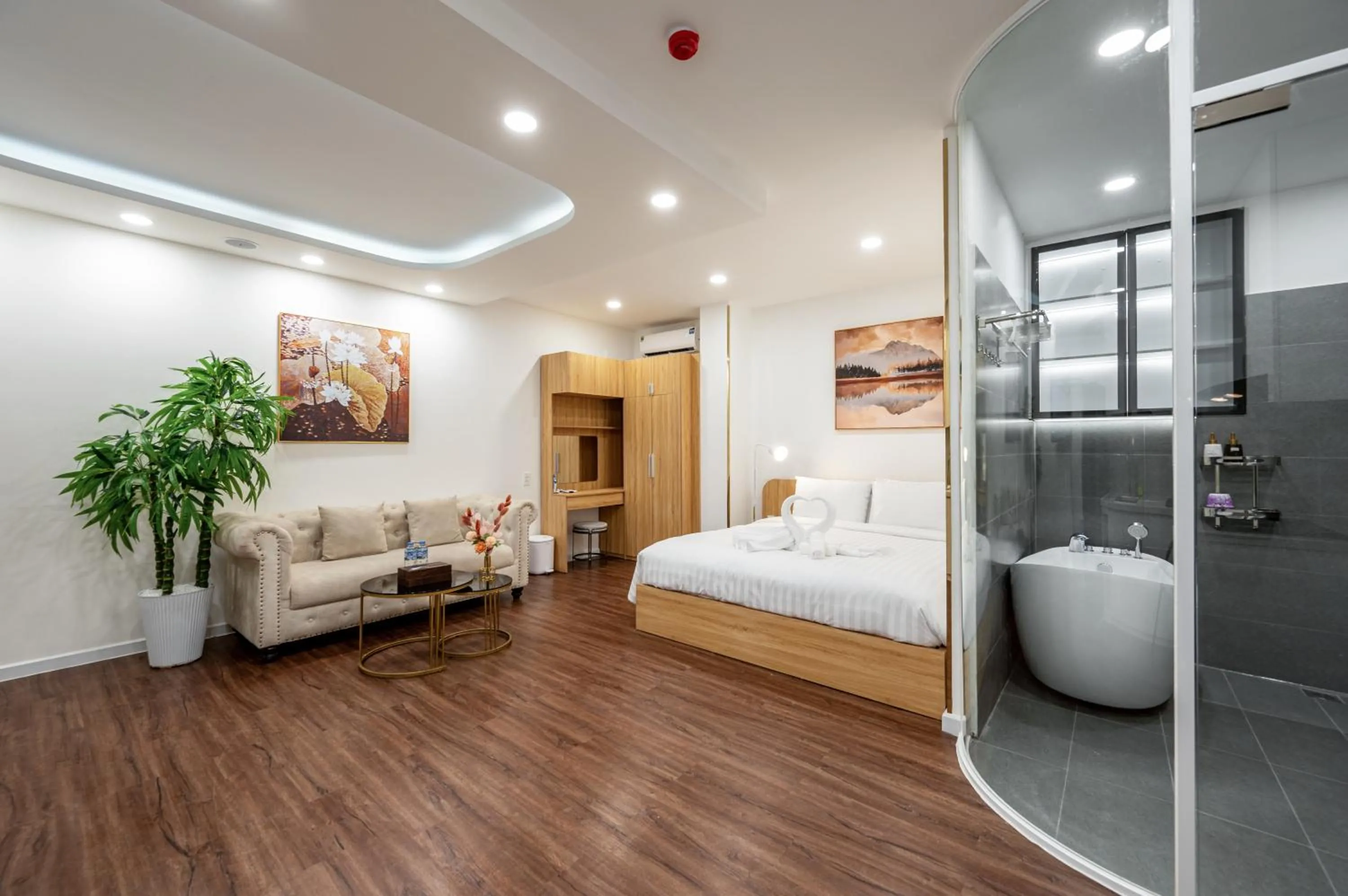 Bathroom, Bed in A Boi Apartment at District 3