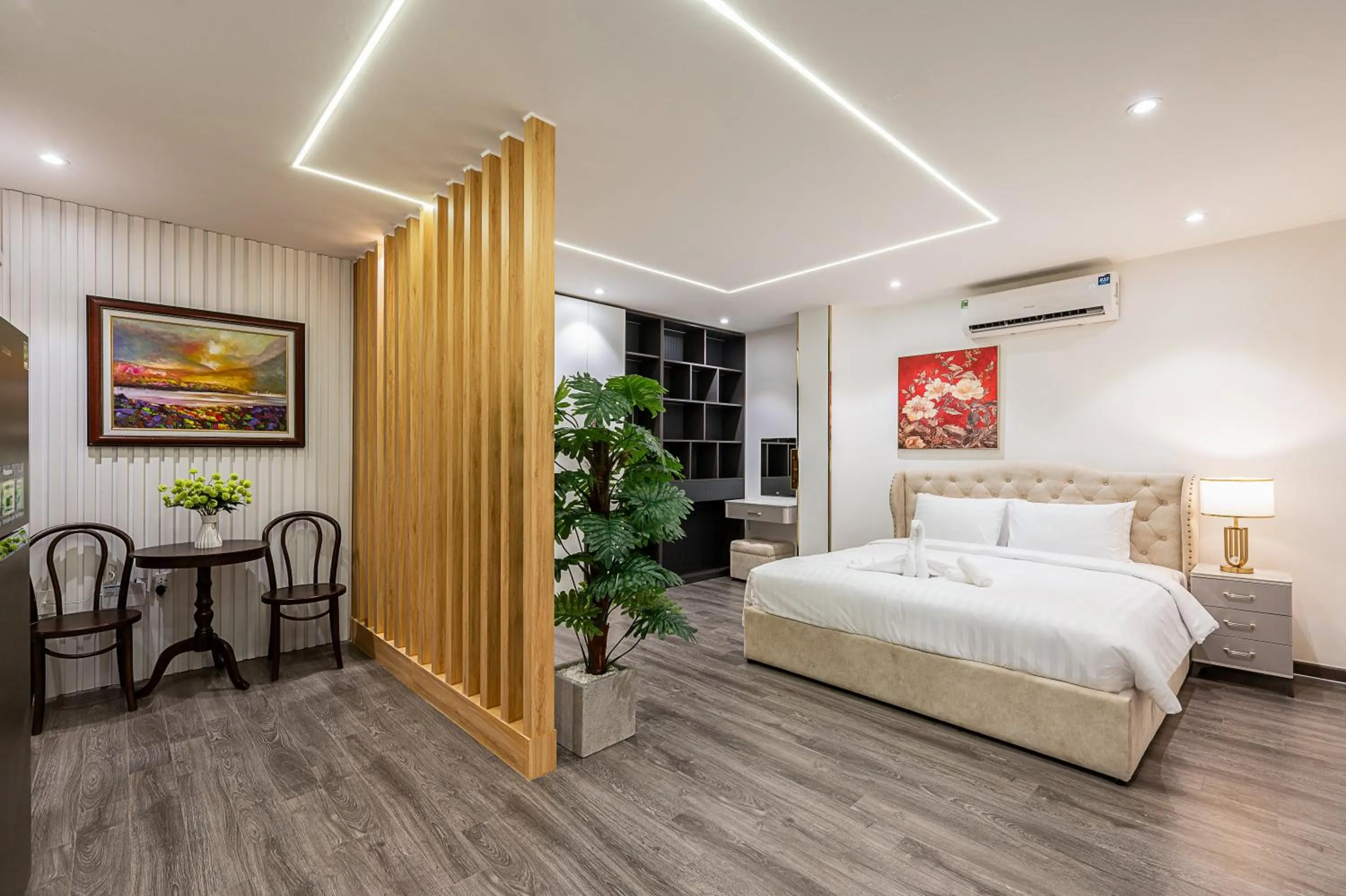 Bed in A Boi Apartment at District 3