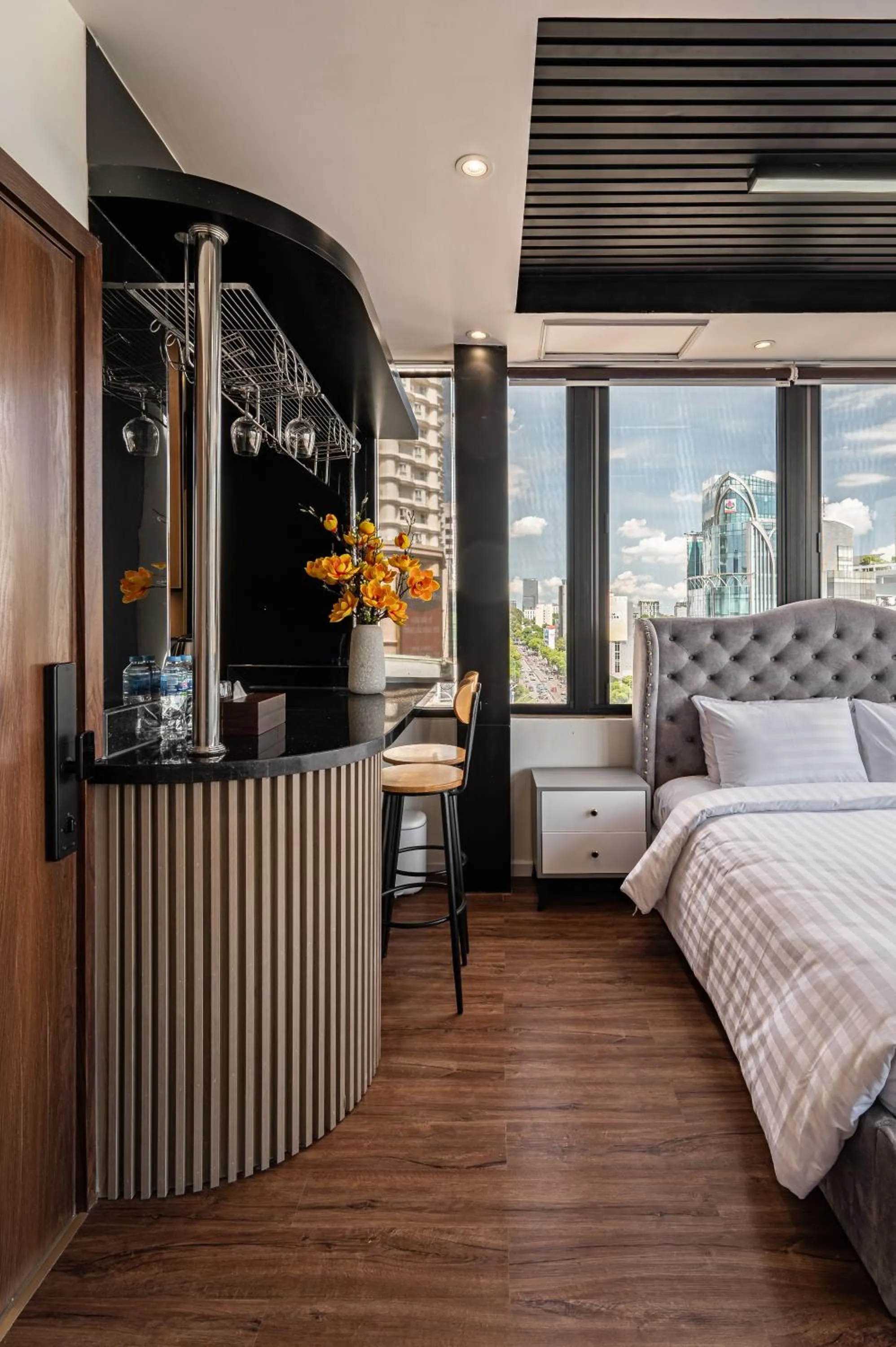 Bed in A Boi Apartment at District 3