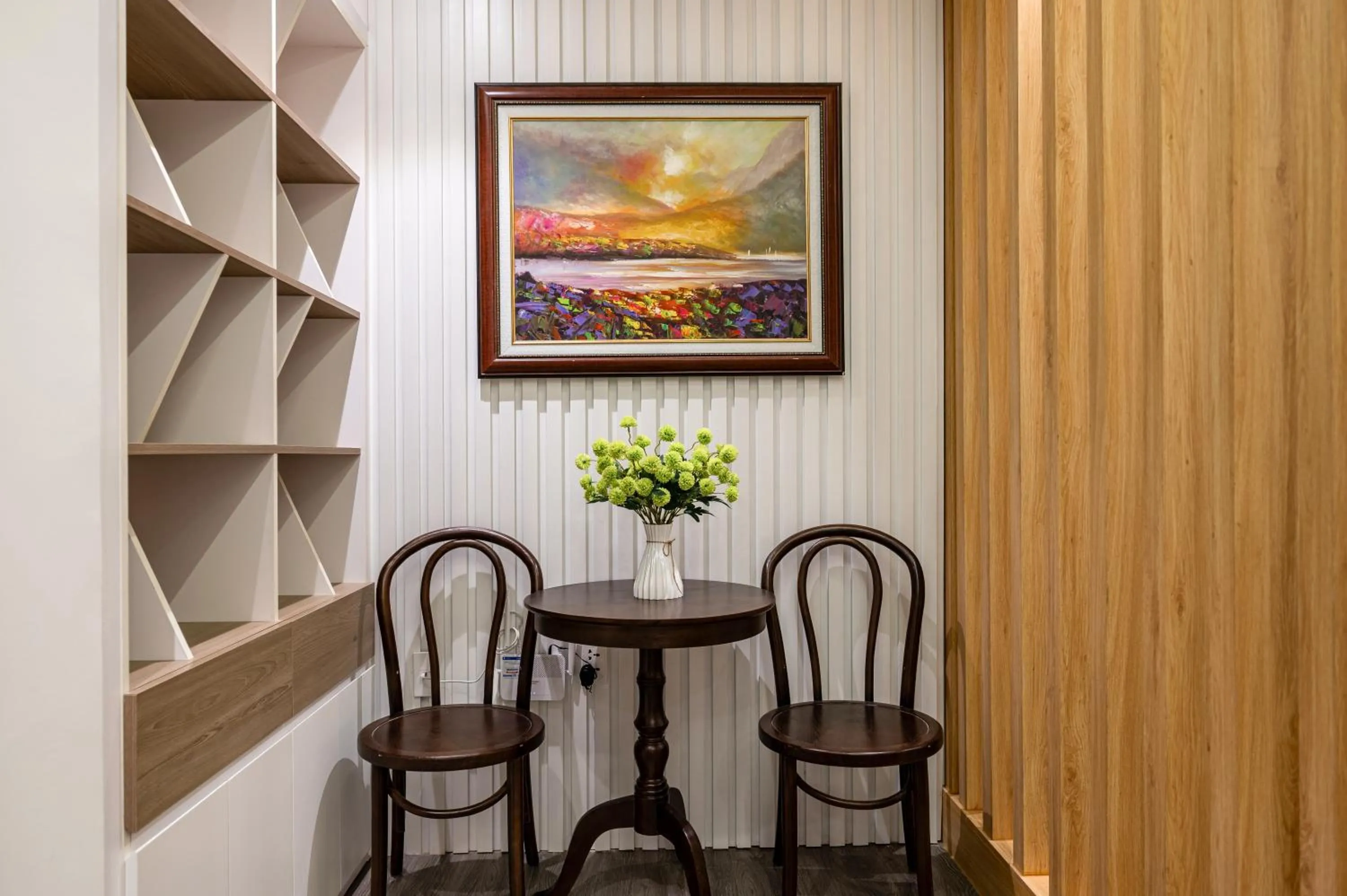 Seating area in A Boi Apartment at District 3