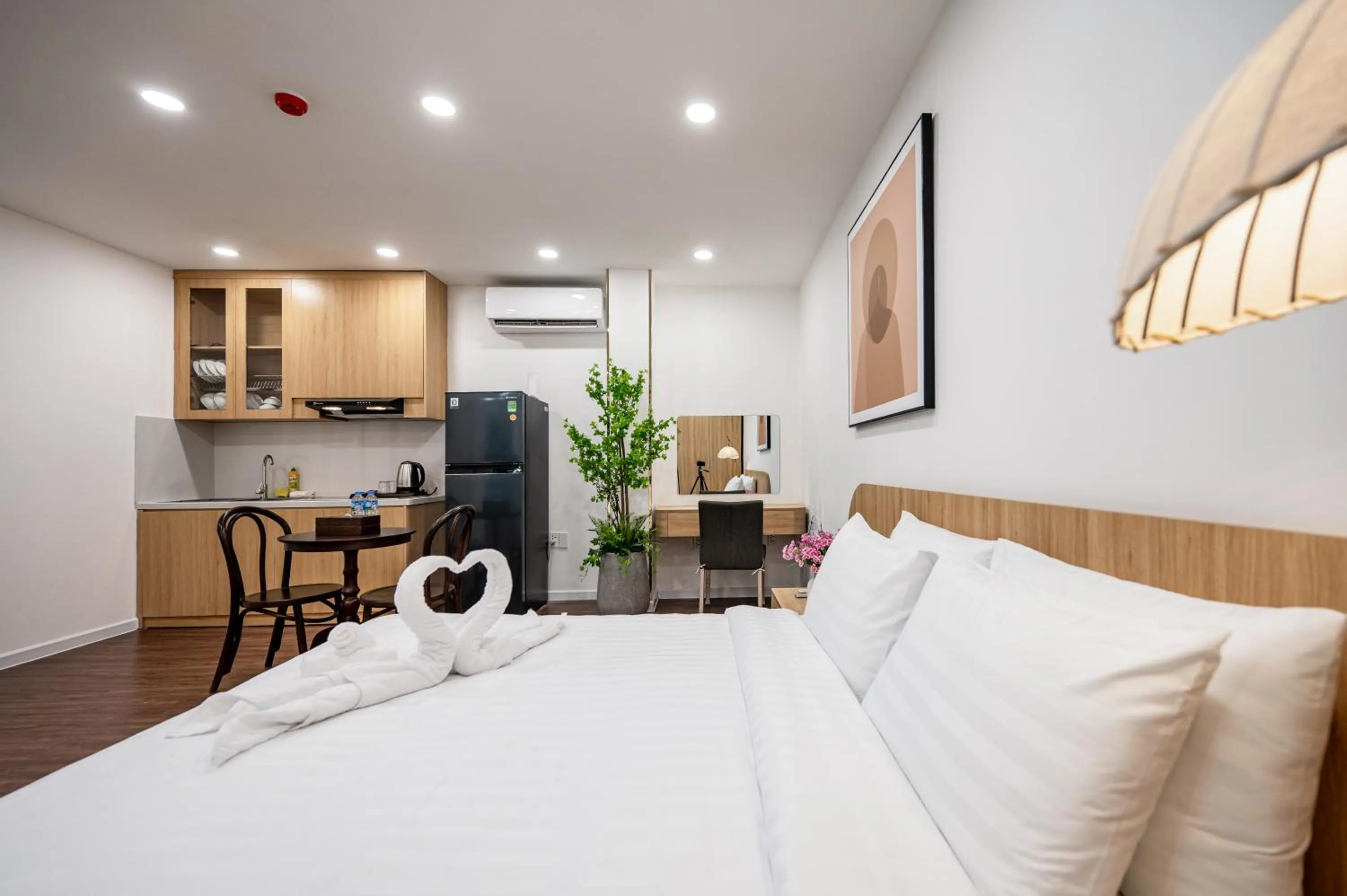 Bed in A Boi Apartment at District 3