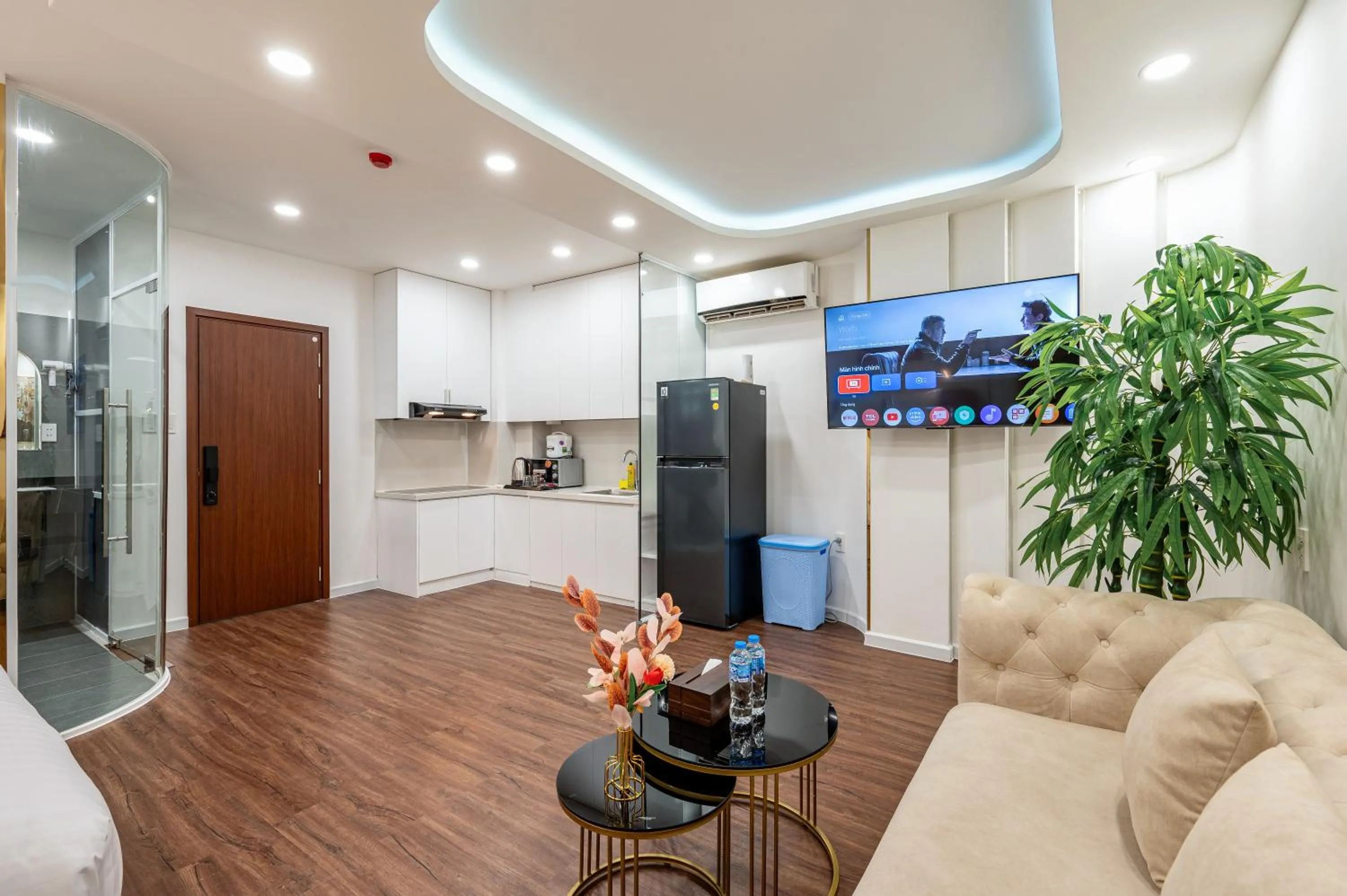 Communal lounge/ TV room in A Boi Apartment at District 3