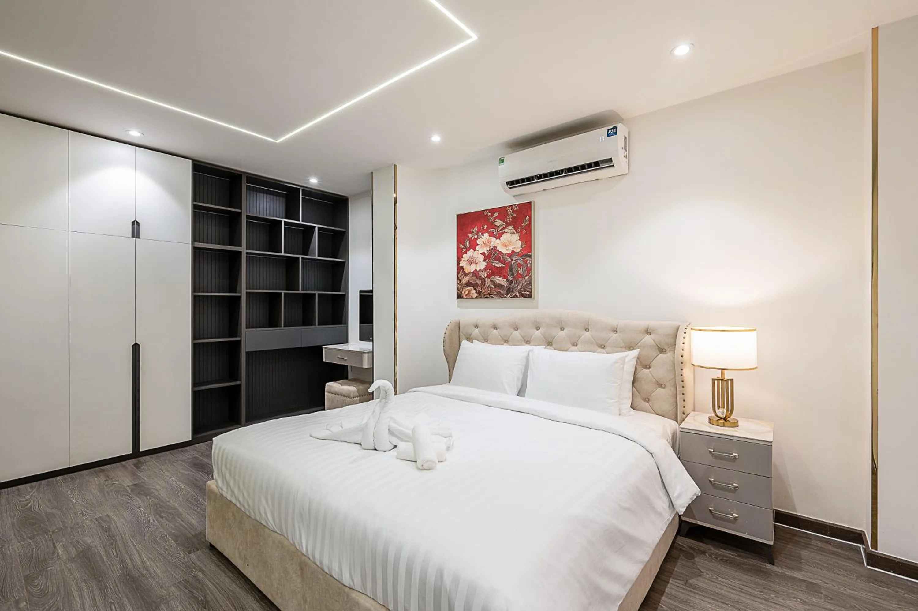 Bed in A Boi Apartment at District 3