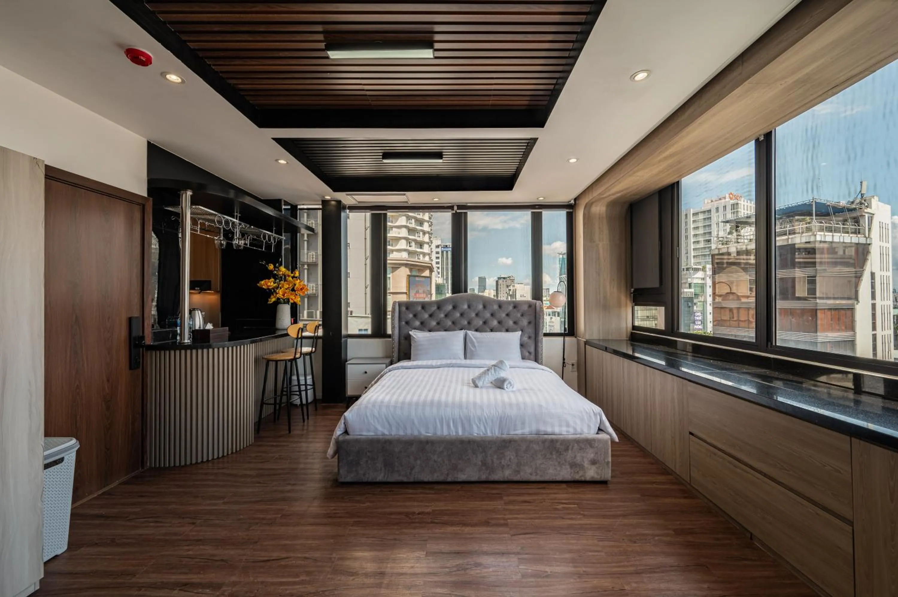 Bed in A Boi Apartment at District 3
