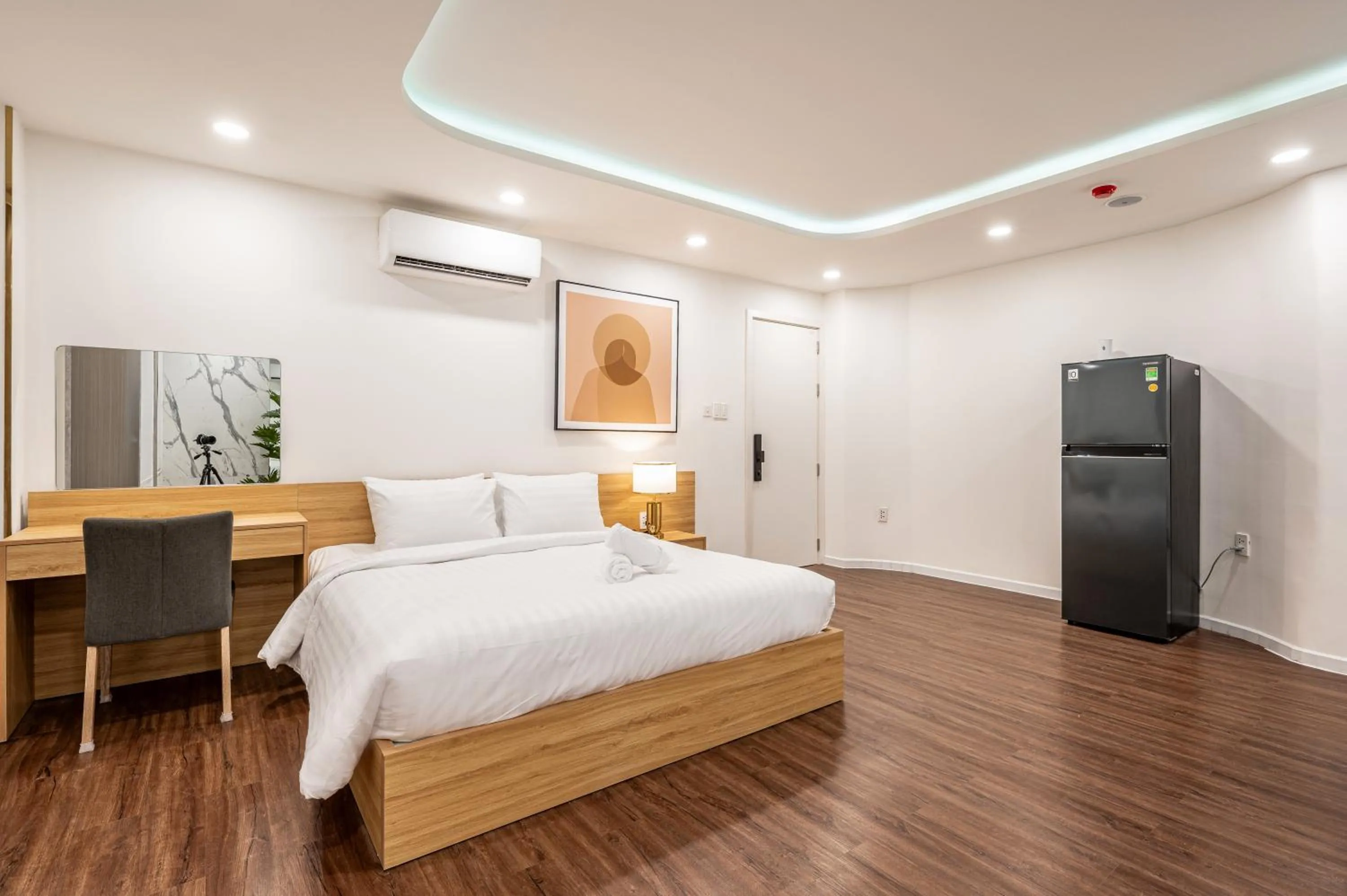Bed in A Boi Apartment at District 3