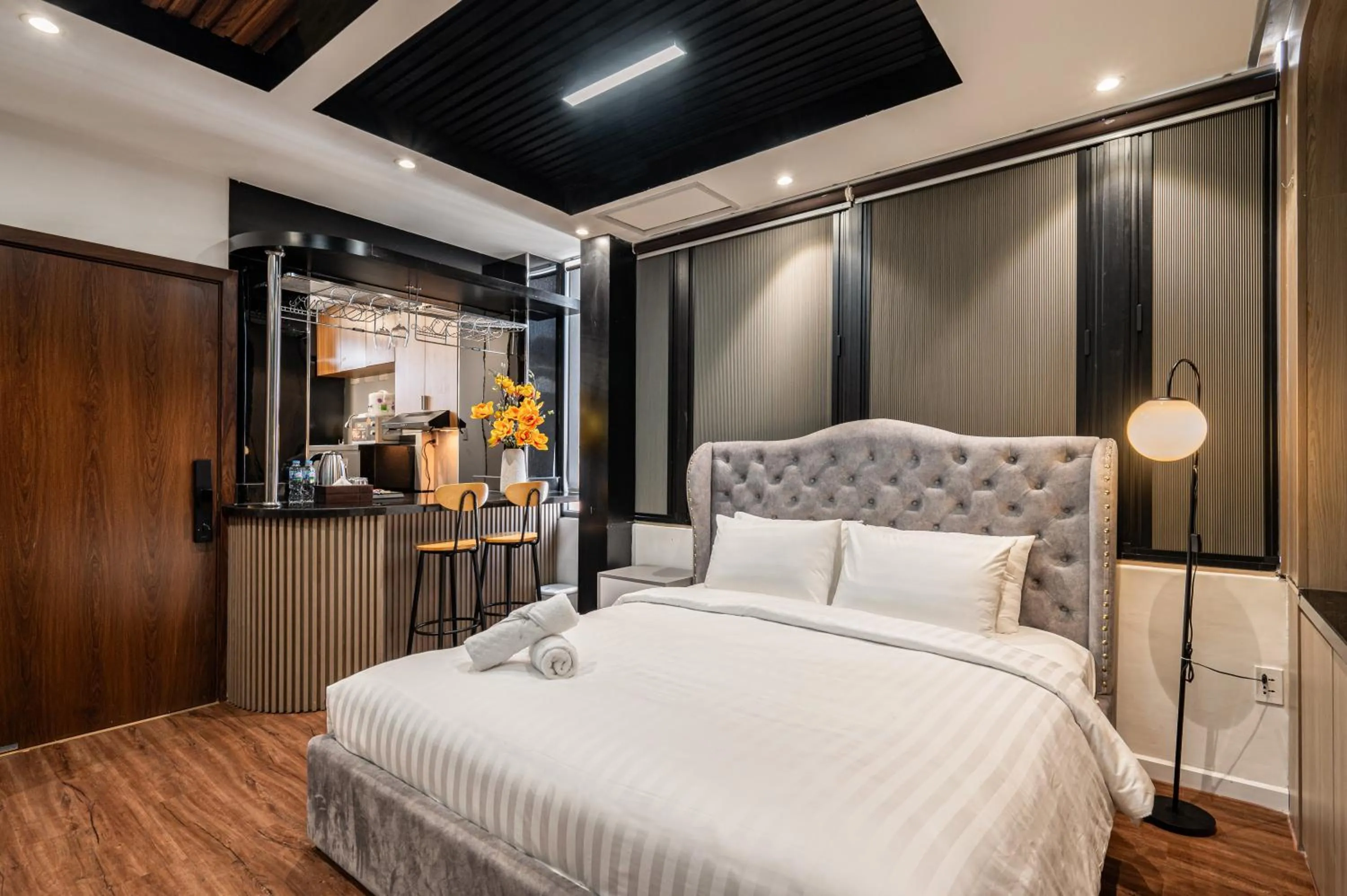 Bed in A Boi Apartment at District 3