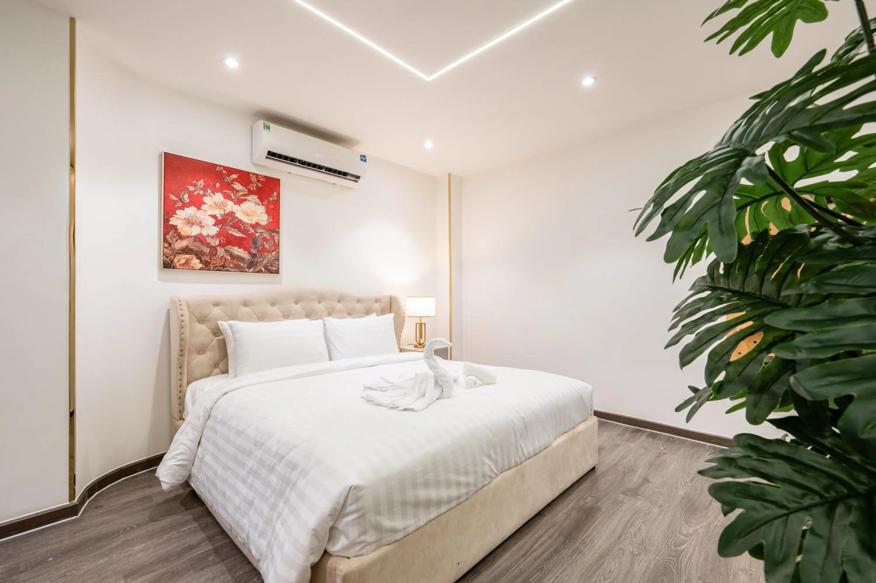 Bed in A Boi Apartment at District 3