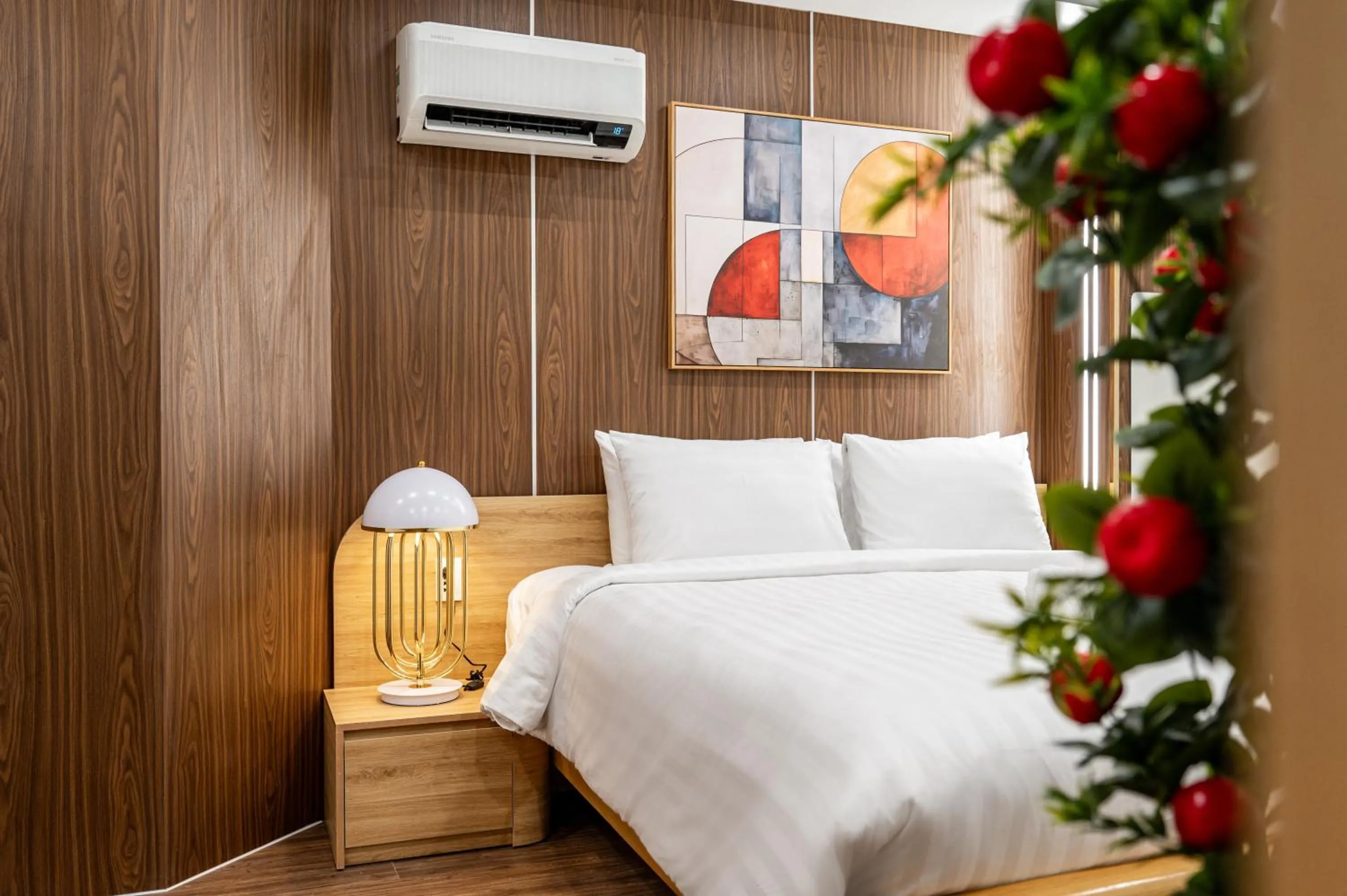 Bed in A Boi Apartment at District 3