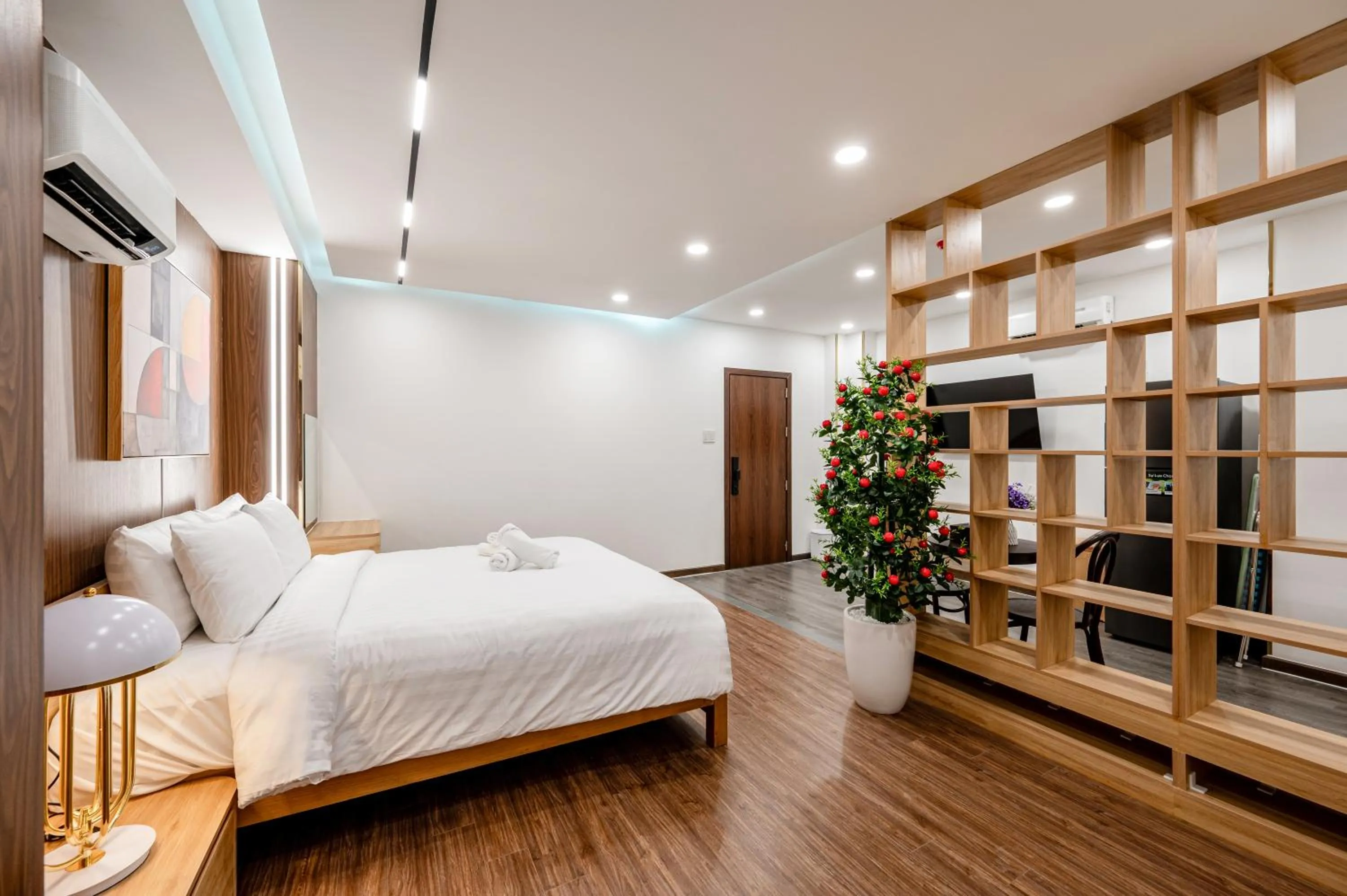 Bed in A Boi Apartment at District 3