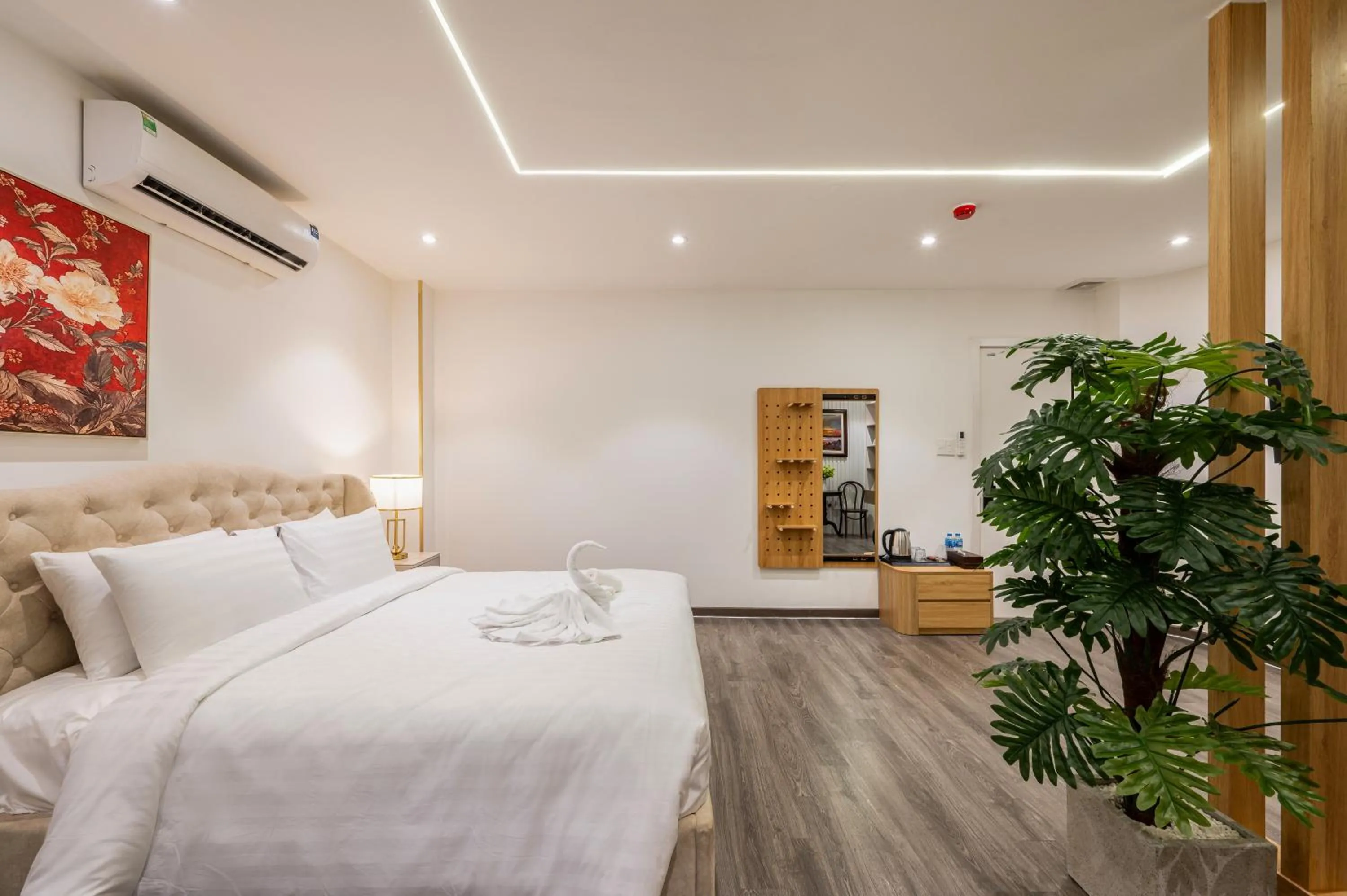 Bed in A Boi Apartment at District 3