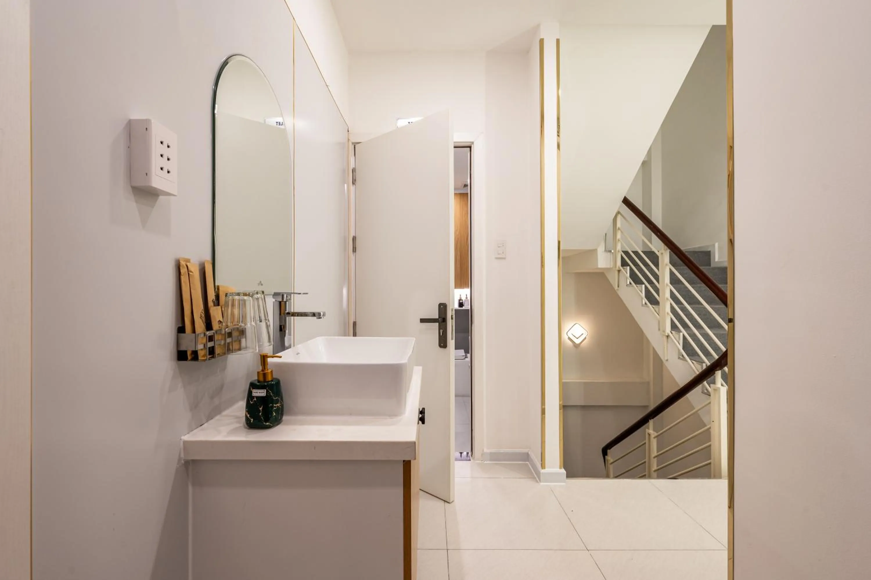 Shower in A Boi Apartment at District 3