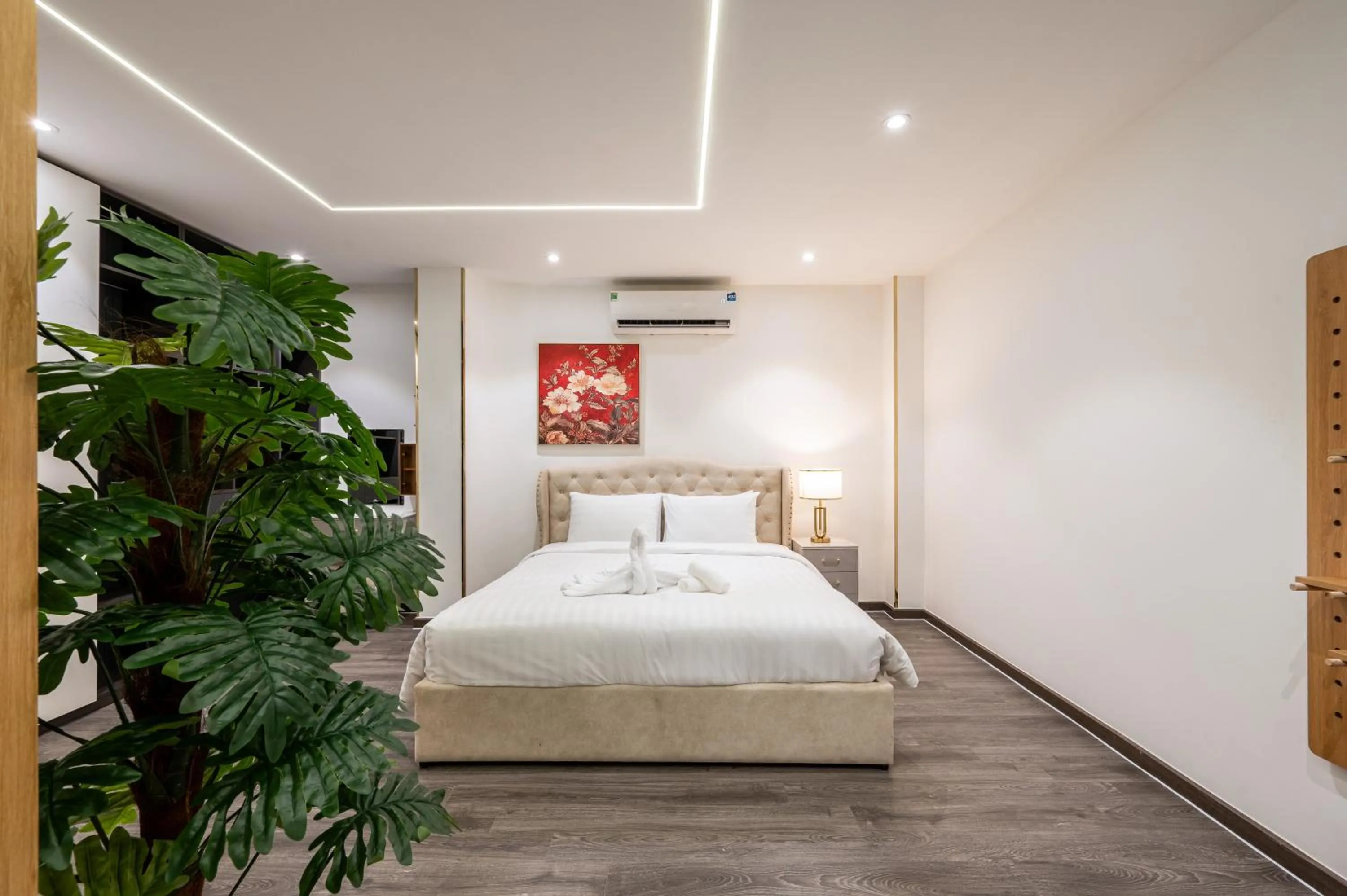 Bed in A Boi Apartment at District 3