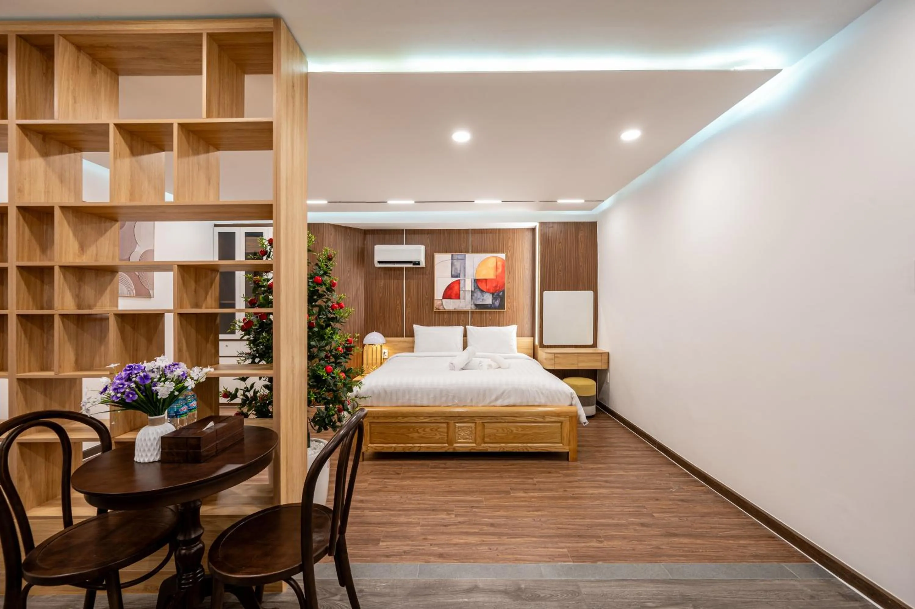 Bed in A Boi Apartment at District 3