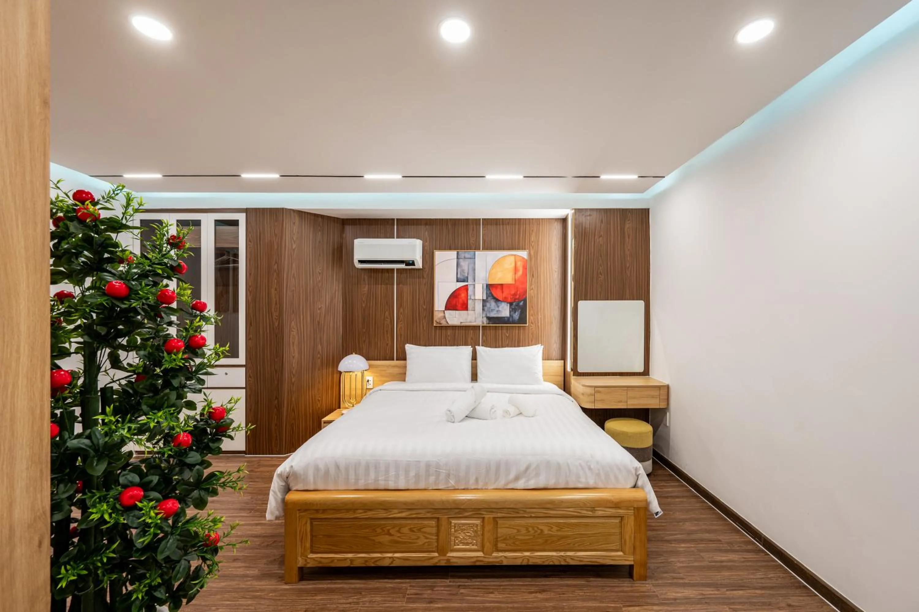 Bed in A Boi Apartment at District 3