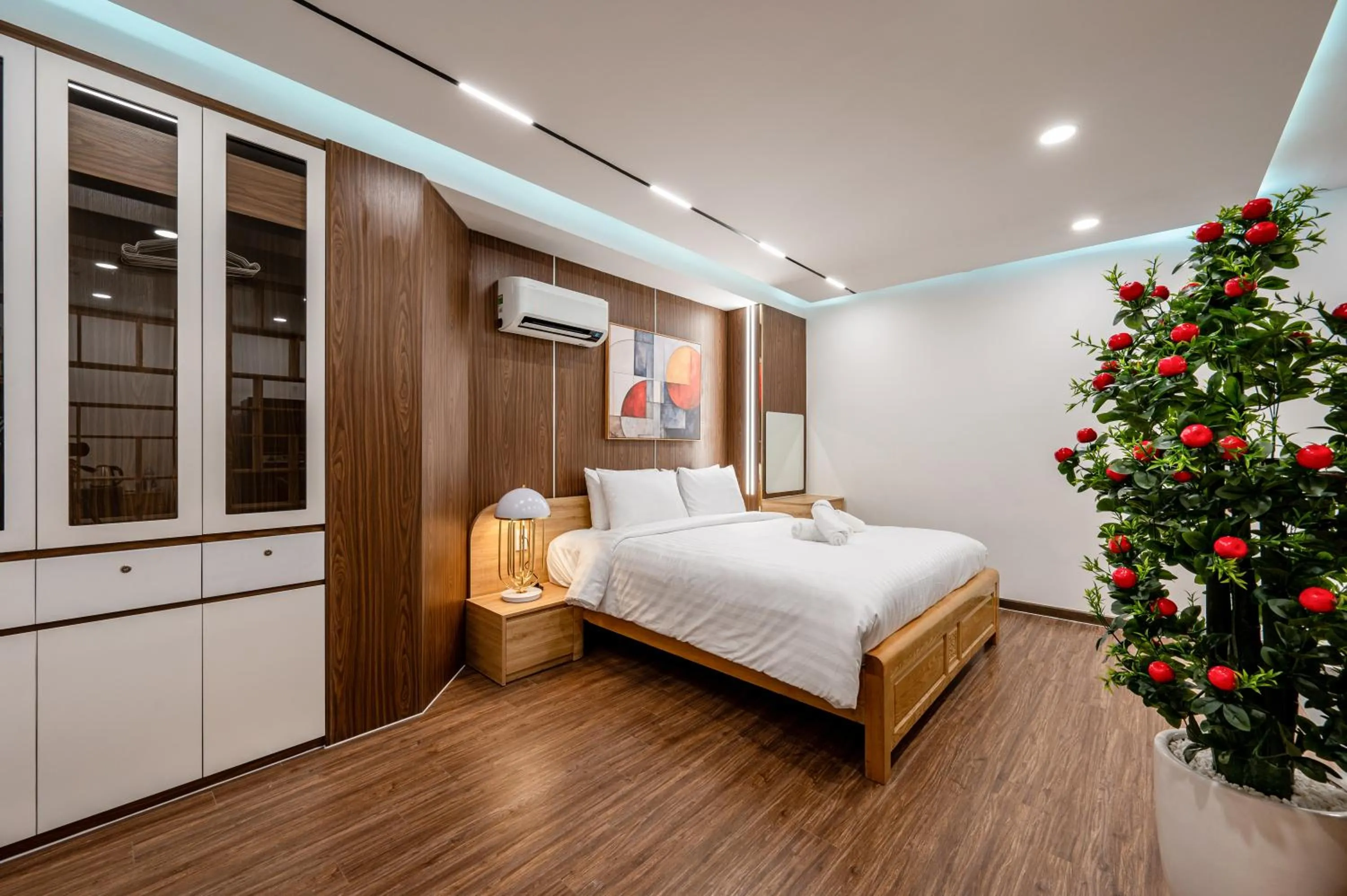 Bed in A Boi Apartment at District 3