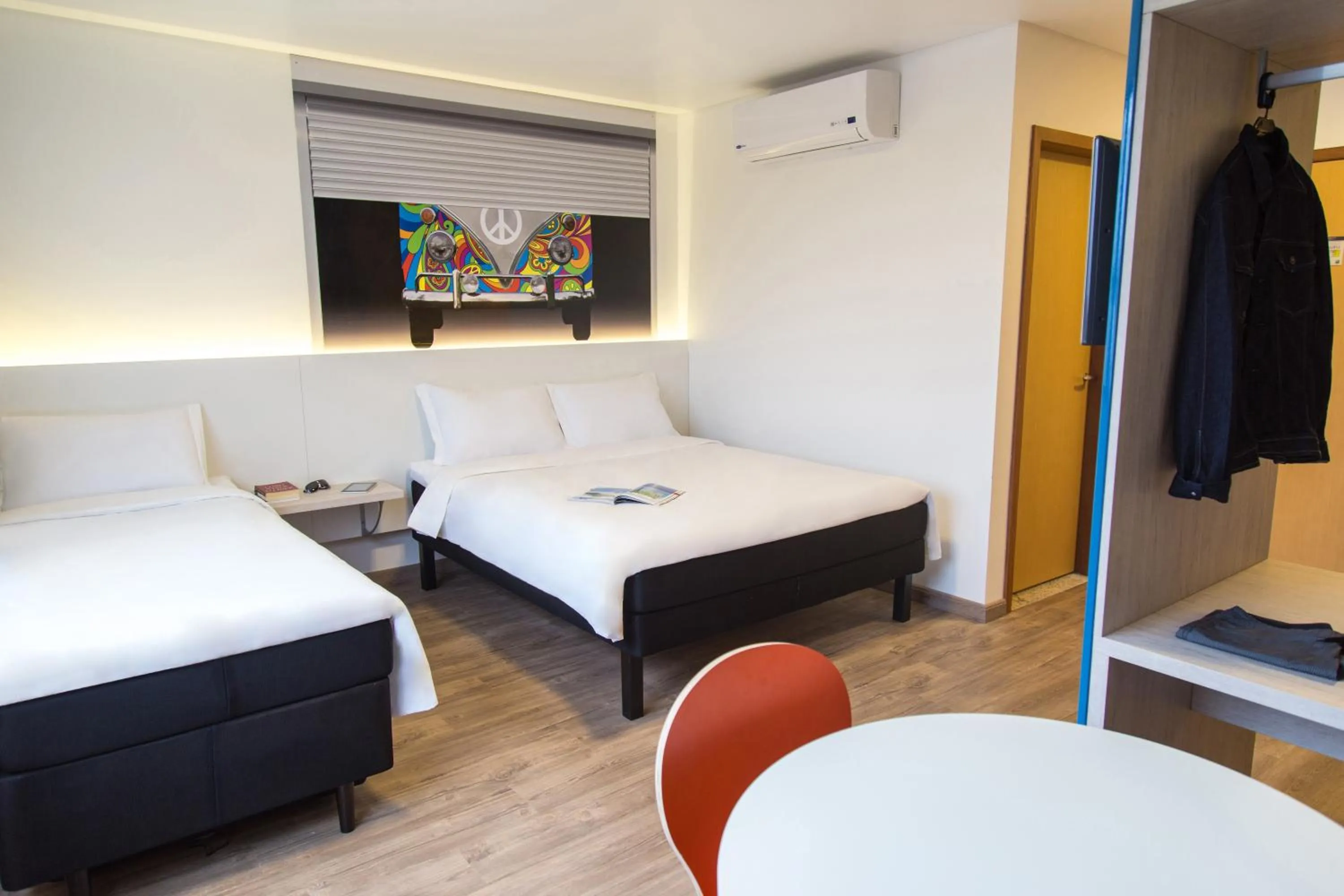 Bed in Hotel Caiuá Lago Umuarama